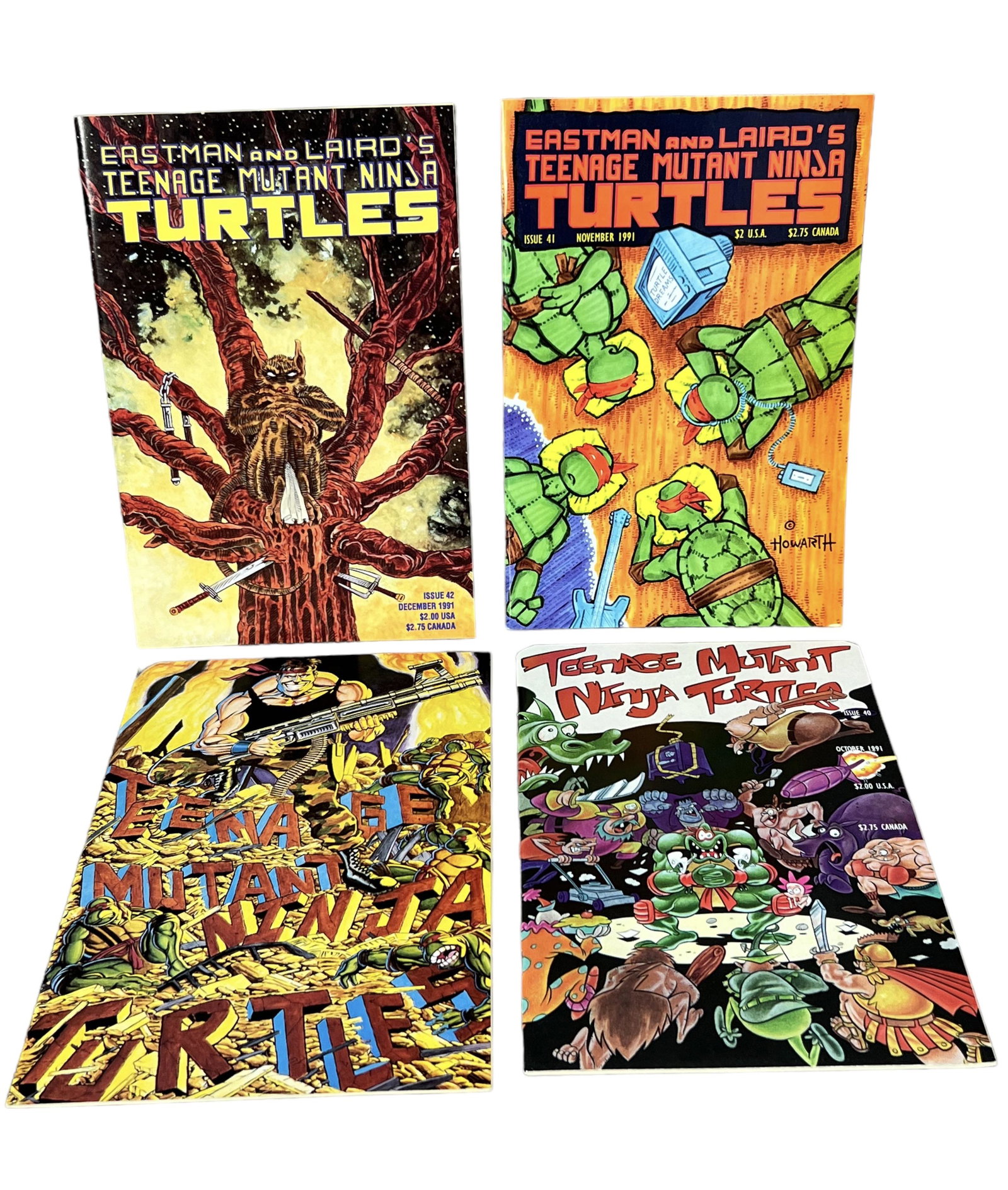 Vintage Teenage Mutant Ninja Turtles TMNT high grade comic book collection lot: Vintage Teenage Mutant Ninja Turtles TMNT high grade comic book collection lot
