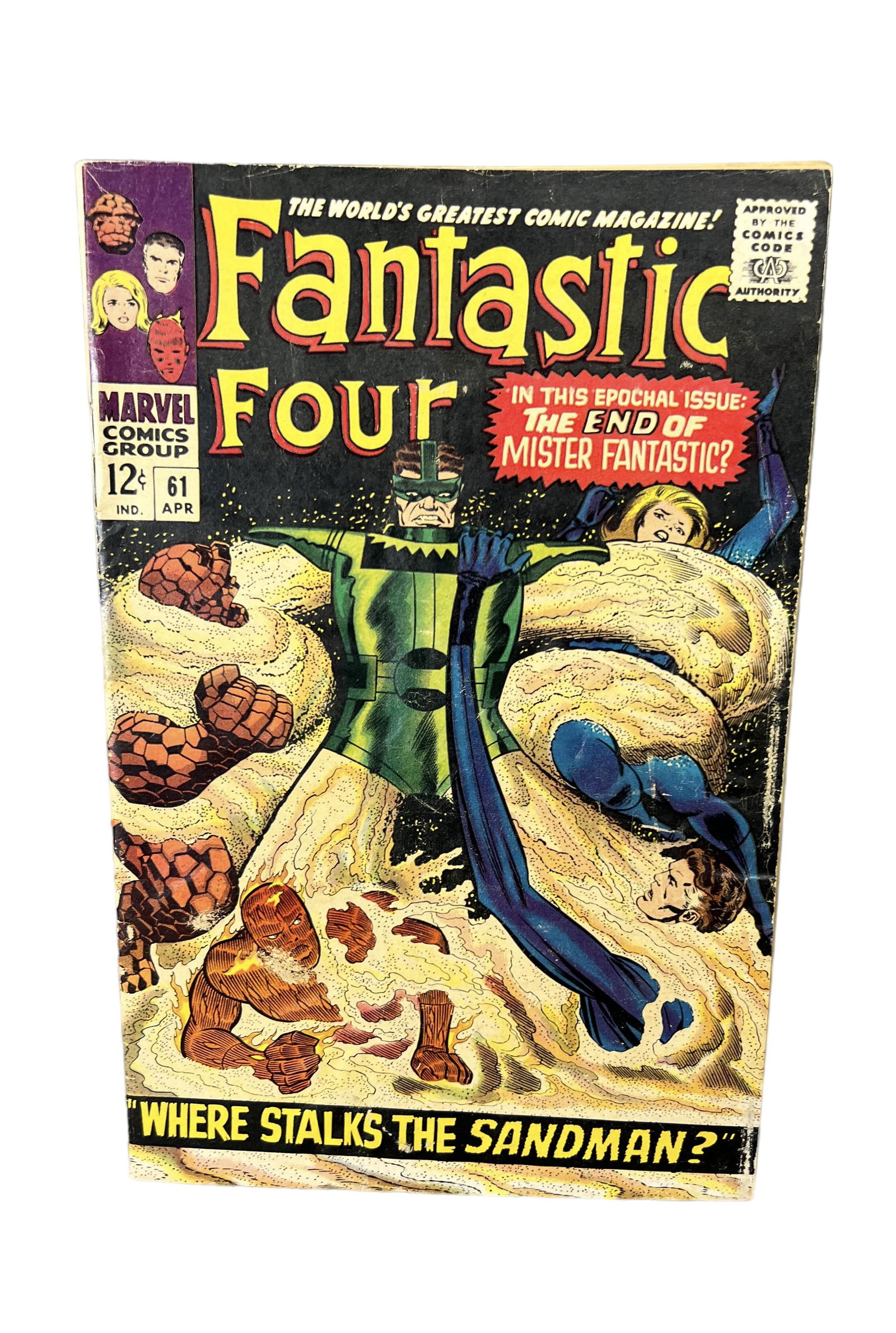 FANTASTIC FOUR #61 Marvel COMIC BOOK 1967 DOOM v THING (1 of 2)