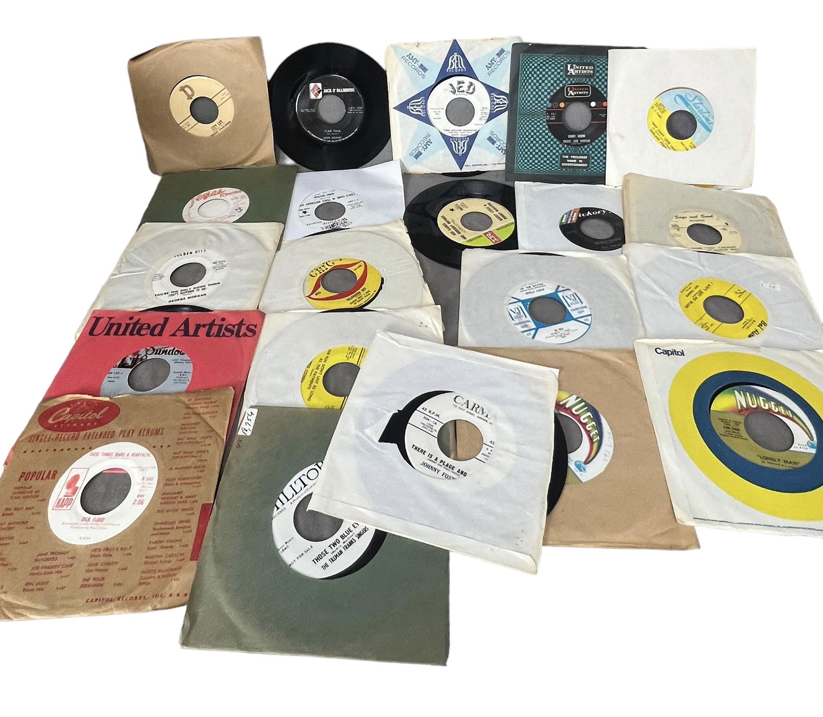 Vintage 45 vinyl record jazz blues rock soul funk rap hip hop music collection lot (1 of 9)