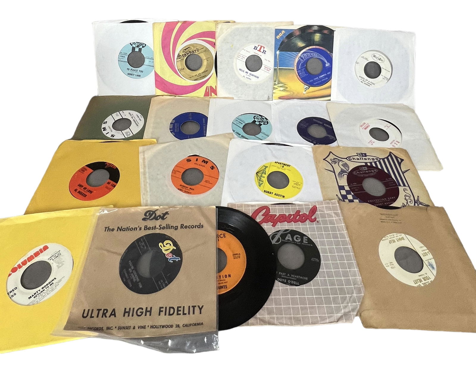Vintage 45 vinyl record jazz blues rock soul funk rap hip hop music collection lot (1 of 10)