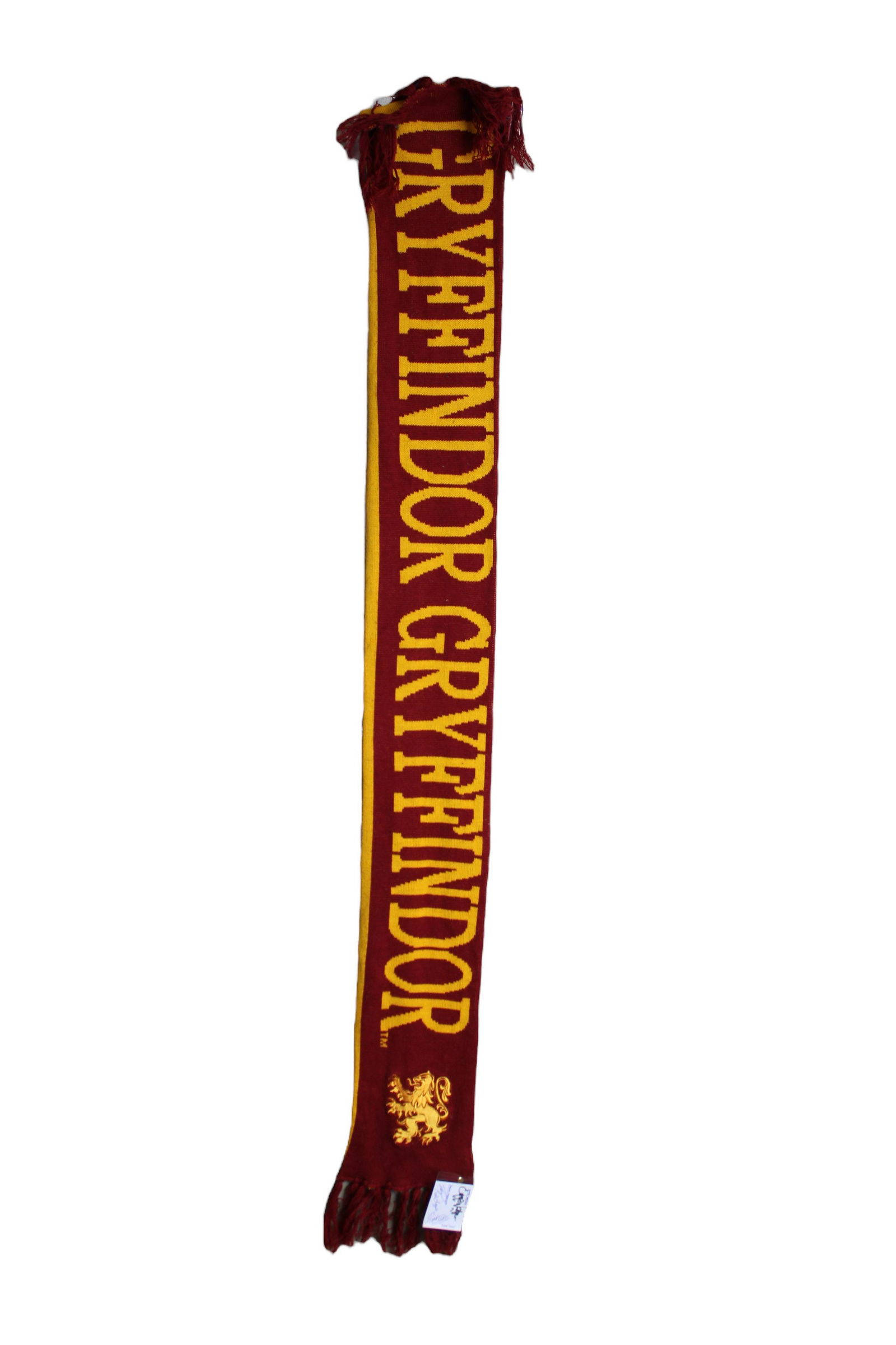 Harry Potter Gryffindor signed scarf 66 inches long (1 of 4)