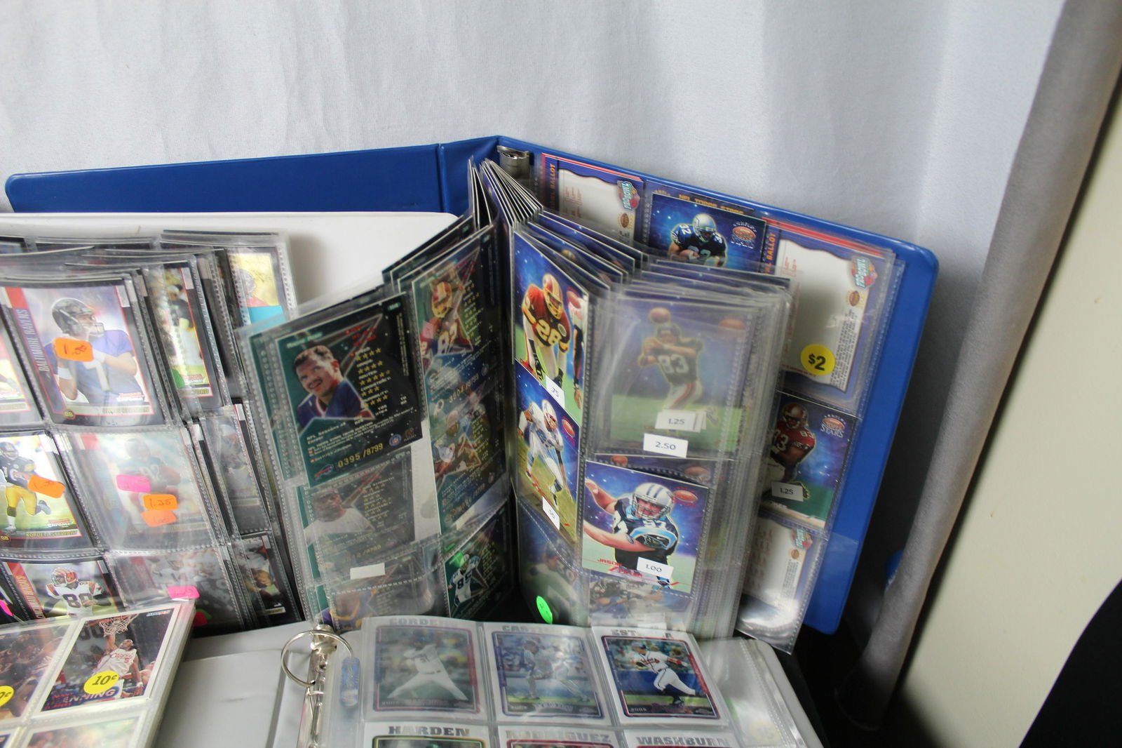 Baseball card collection in binders large box slot (1 of 11)