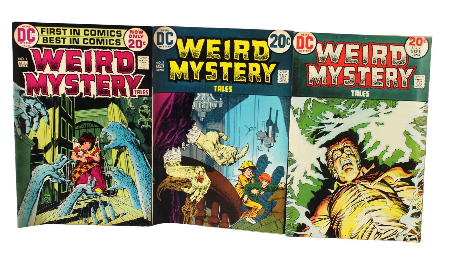 Vintage comic book Collection lot weird mystery tails 1,5,7 (1 of 5)