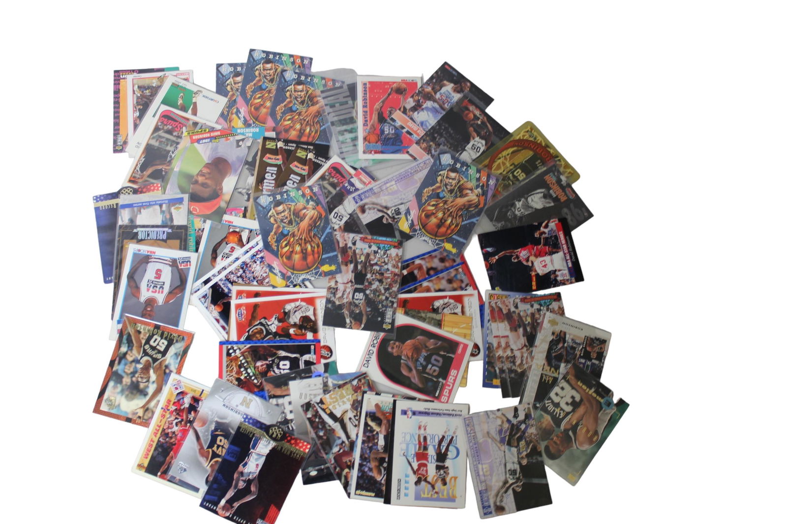 David Robinson Vintage Basketball NBA Sports Card Collection Lot (1 of 8)