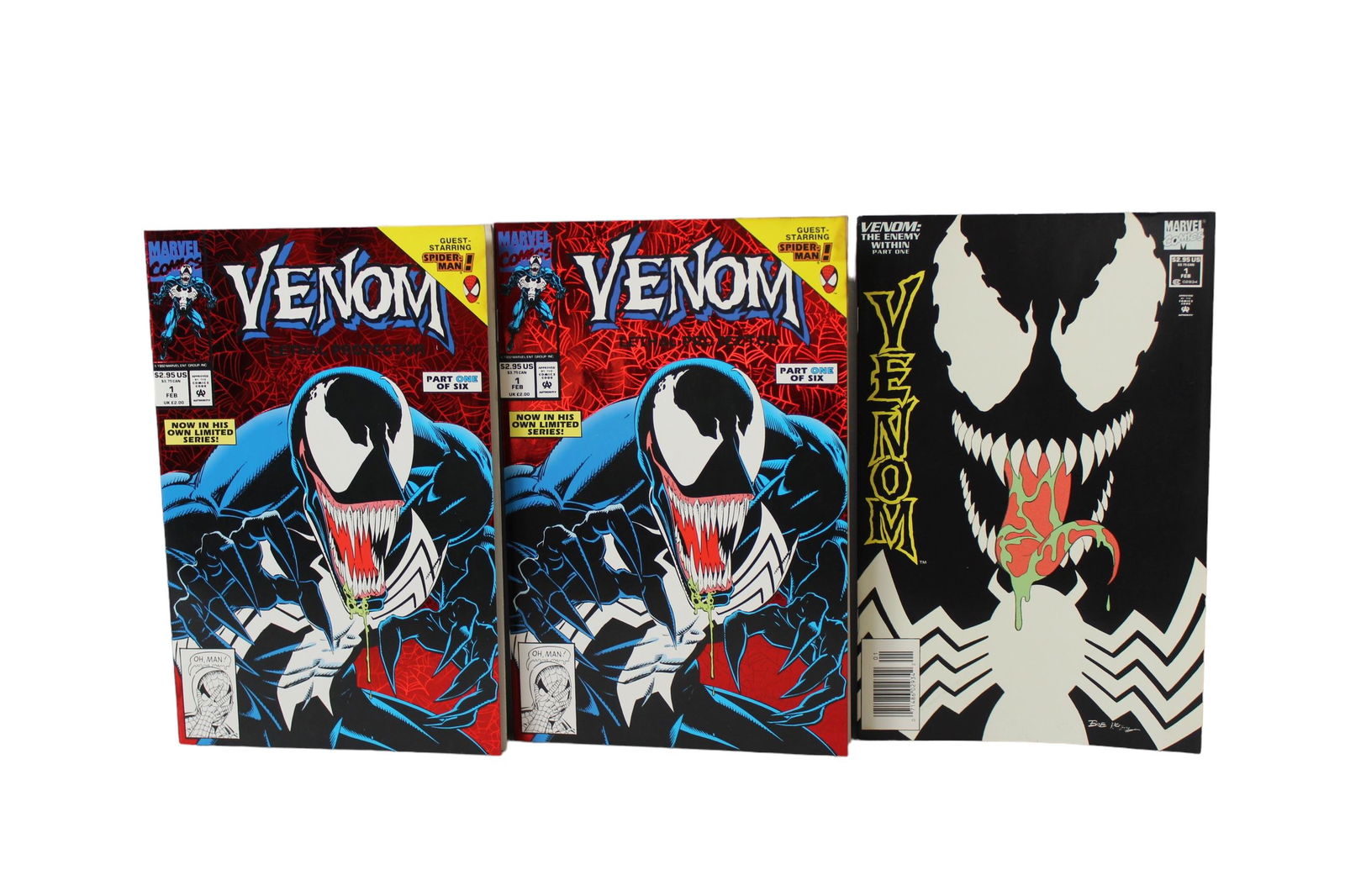 Venom 1 the enemy within venom 1 lethal protector comic book lot 3 books (1 of 4)
