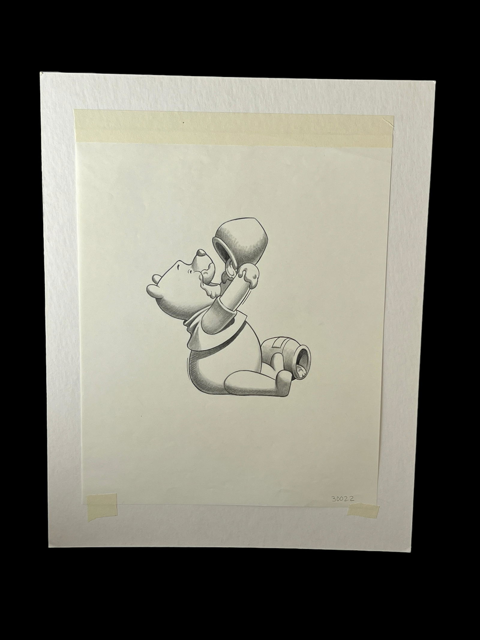 Disney Winnie the Pooh Animation Production Sketch Pencil Drawing Art Story Board: Disney Winnie the Pooh Animation Production Sketch Pencil Drawing Art Story Board 15 1/2" x 12 1/2". Hand Drawn Original Story Board.