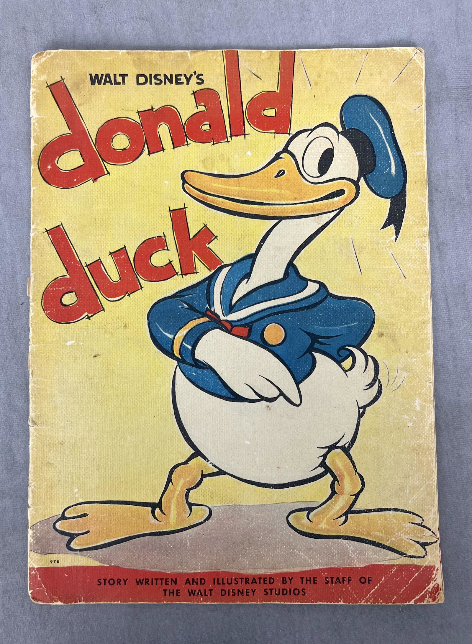 Walt Disney Donald Duck story illustrated book 1935: Walt Disney Donald Duck story illustrated book 1935