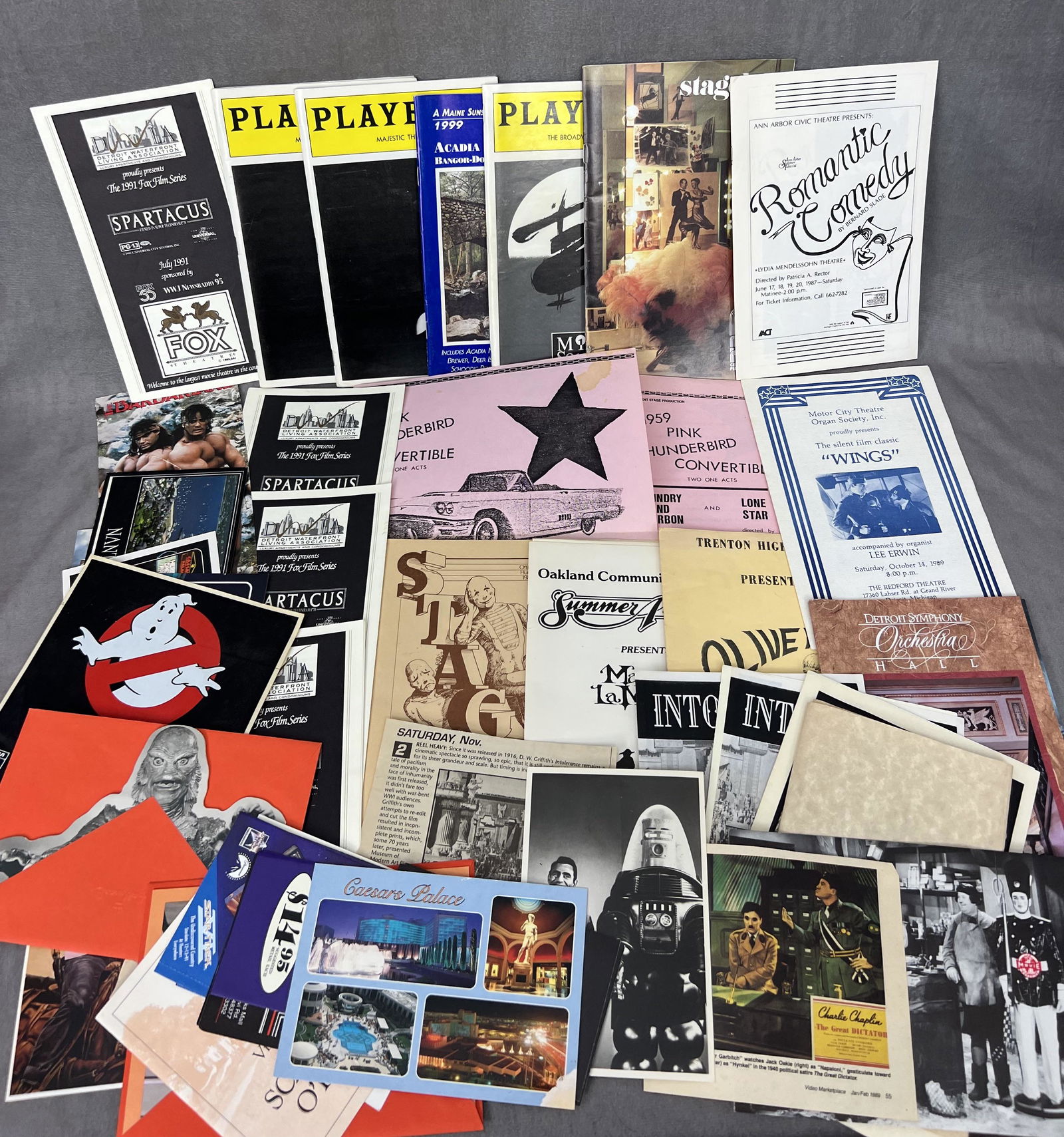 Vintage theater show program collection lot Play Bill Phantom of the opera (1 of 8)