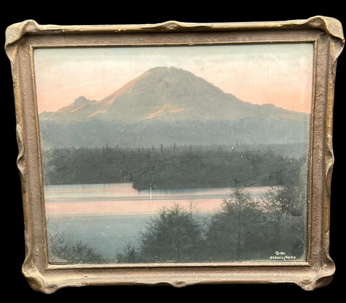Asahel Curtis Photo Photogravure Mount Ranier 8" x 10" (1 of 2)