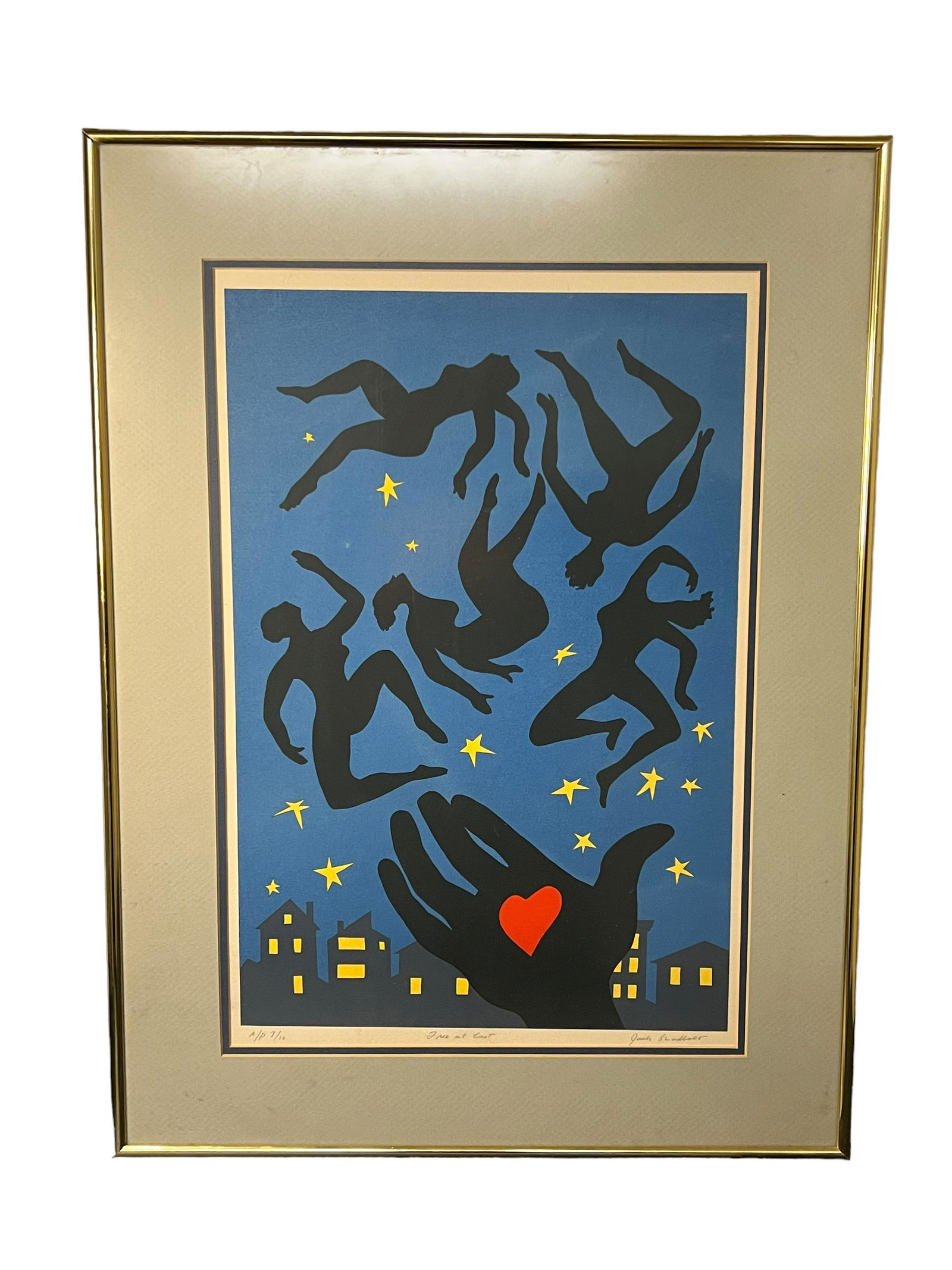 Jack Shadbolt Free at Last Serigraph Artist Proof Signed in Pencil (1 of 5)