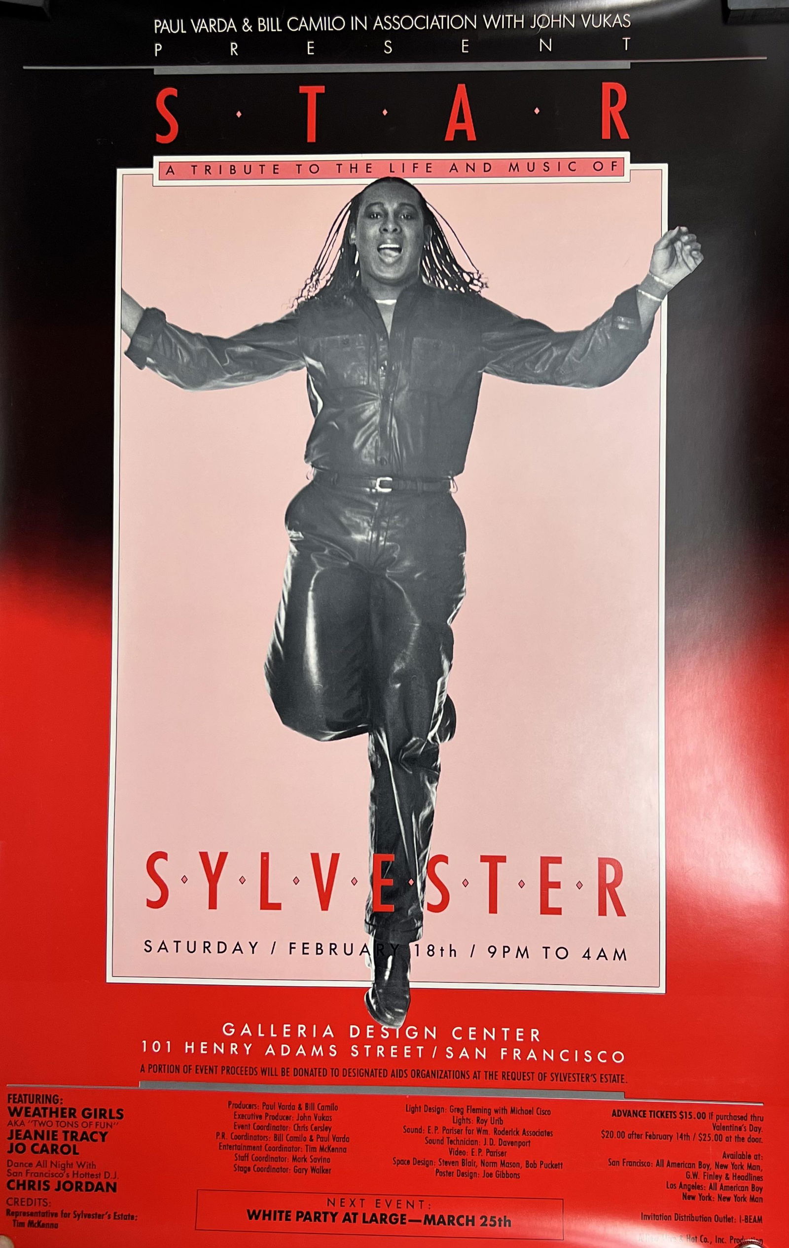 Vintage Stars Sylvester a tribute to the life and music exhibition poster event (1 of 4)