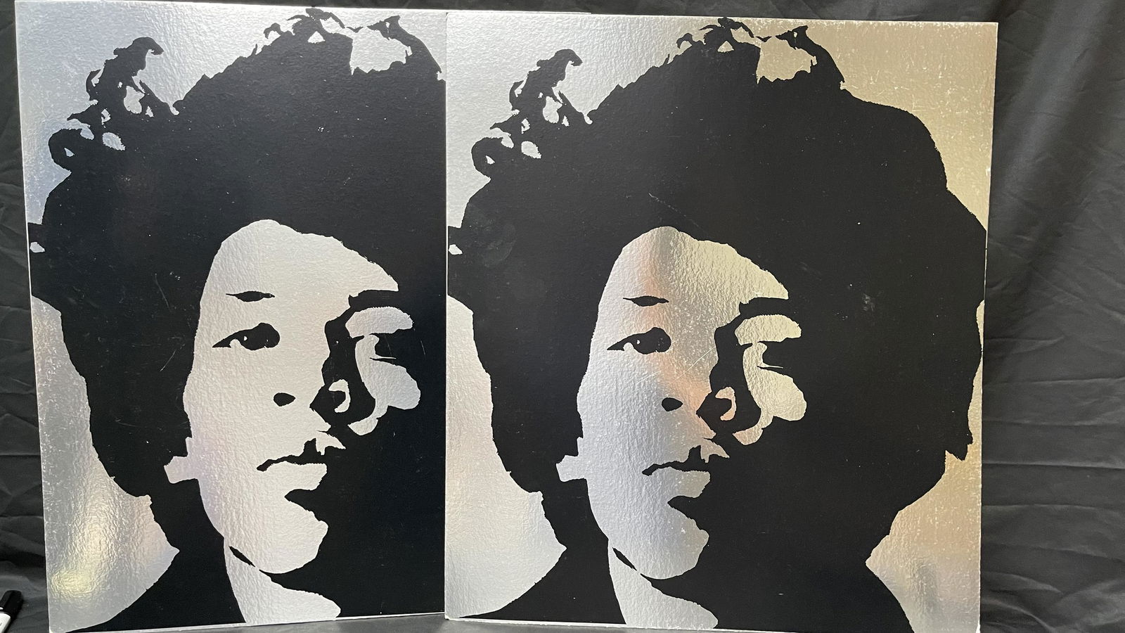 Jimi Hendrix Vintage Holographic Portrait Posters (1 of 4)