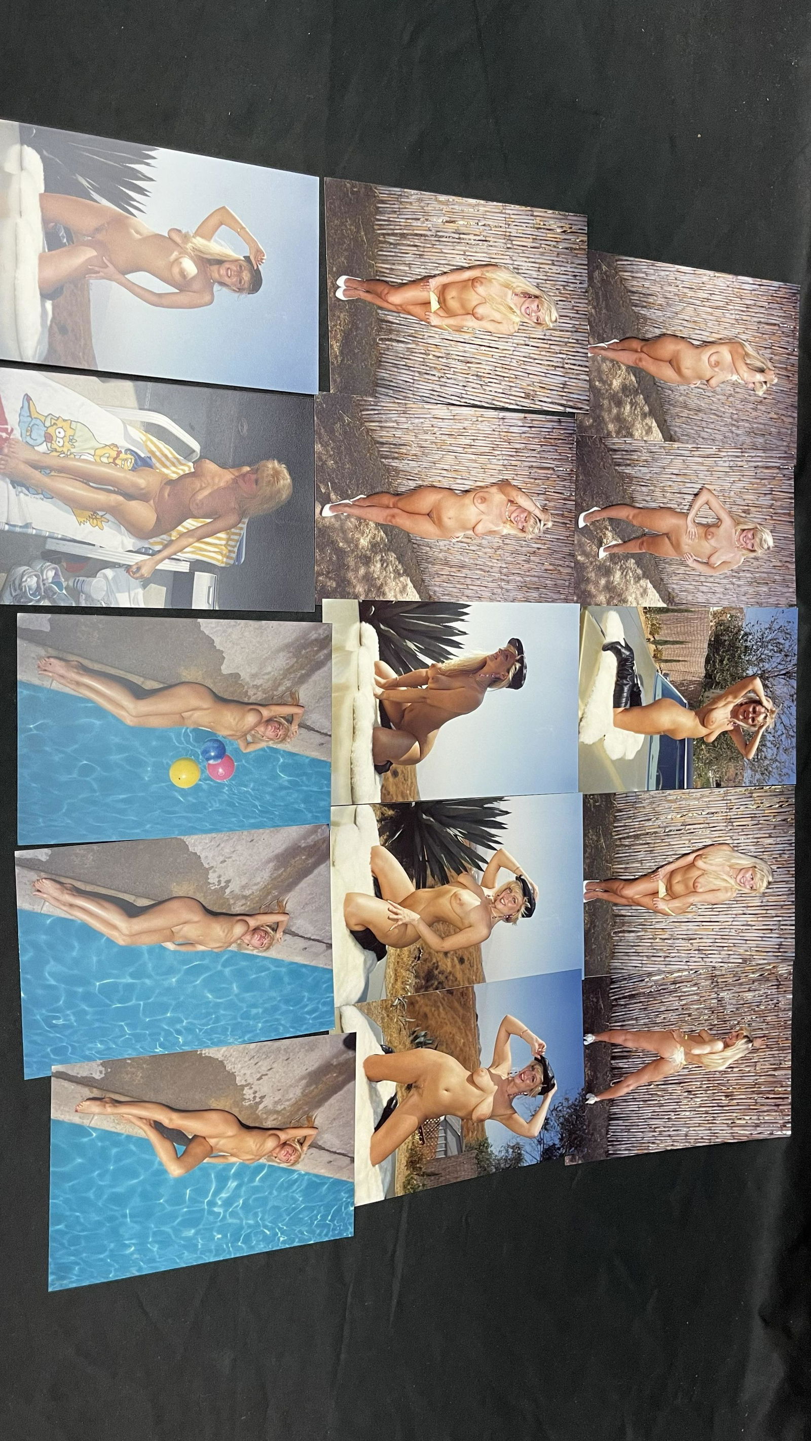 Vintage Pin Up Nude Female Model Photo Photograph Collection Lot: Vintage Pin Up Nude Female Model Photo Photograph Collection Lot, 20 photo lot, approximate size of each photo is 5" x 3 1/2" we believe these photos are from a nudist colony, some of these images mig