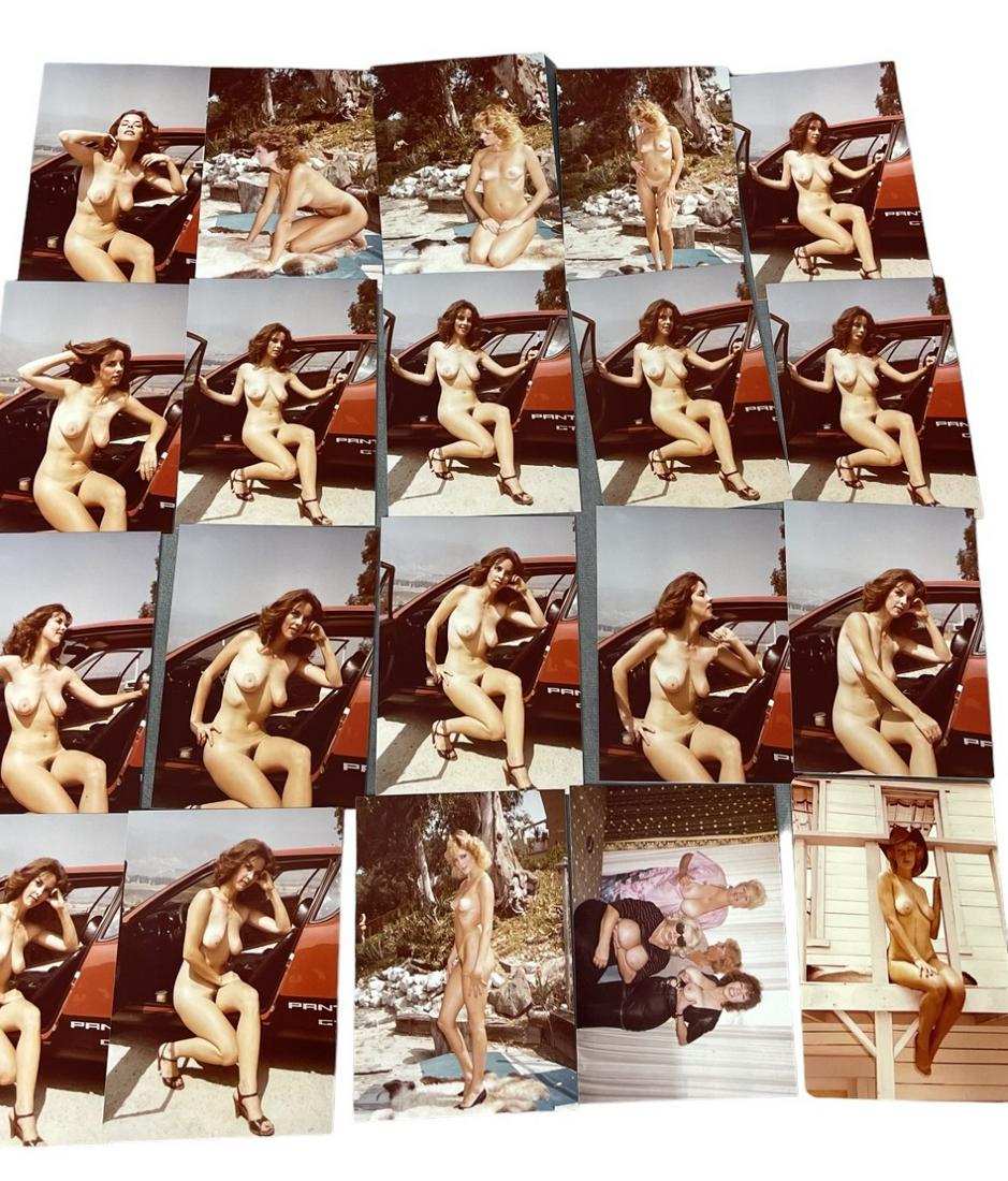 Vintage Pin Up Nude Female Model Photo Photograph Collection Lot: Vintage Pin Up Nude Female Model Photo Photograph Collection Lot, 20 photo lot, approximate size of each photo is 5" x 3 1/2" we believe these photos are from a nudist colony, some of these images mig
