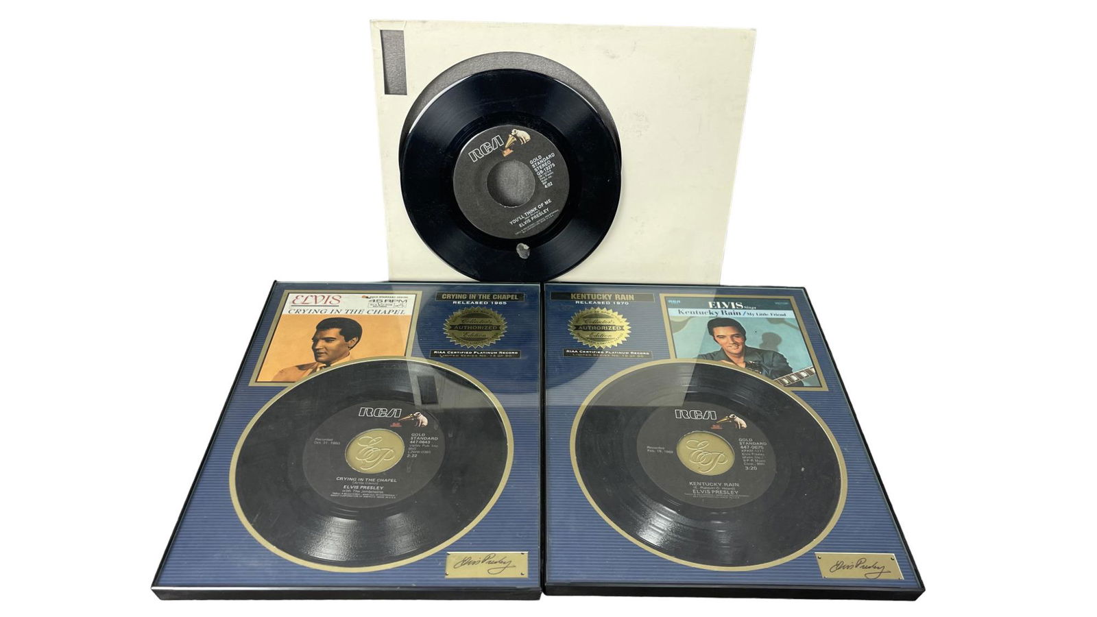 Elvis Presley Gold Standard Series 45 RPM Vinyl Records Limited Series (1 of 5)