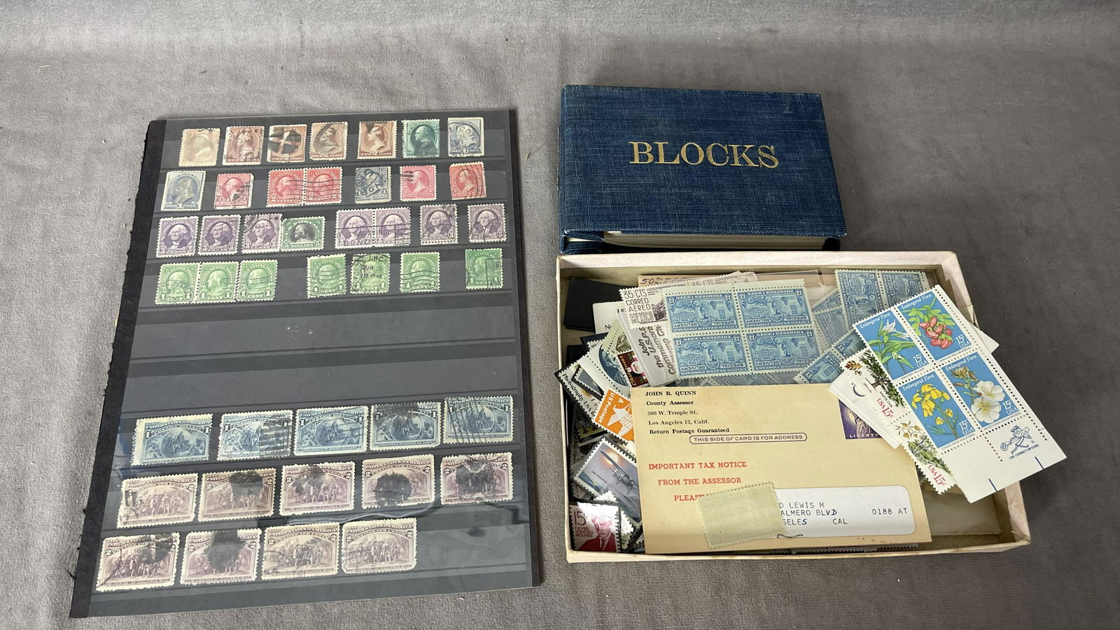 Us Stamp Blocks And Stamp Collection Auction