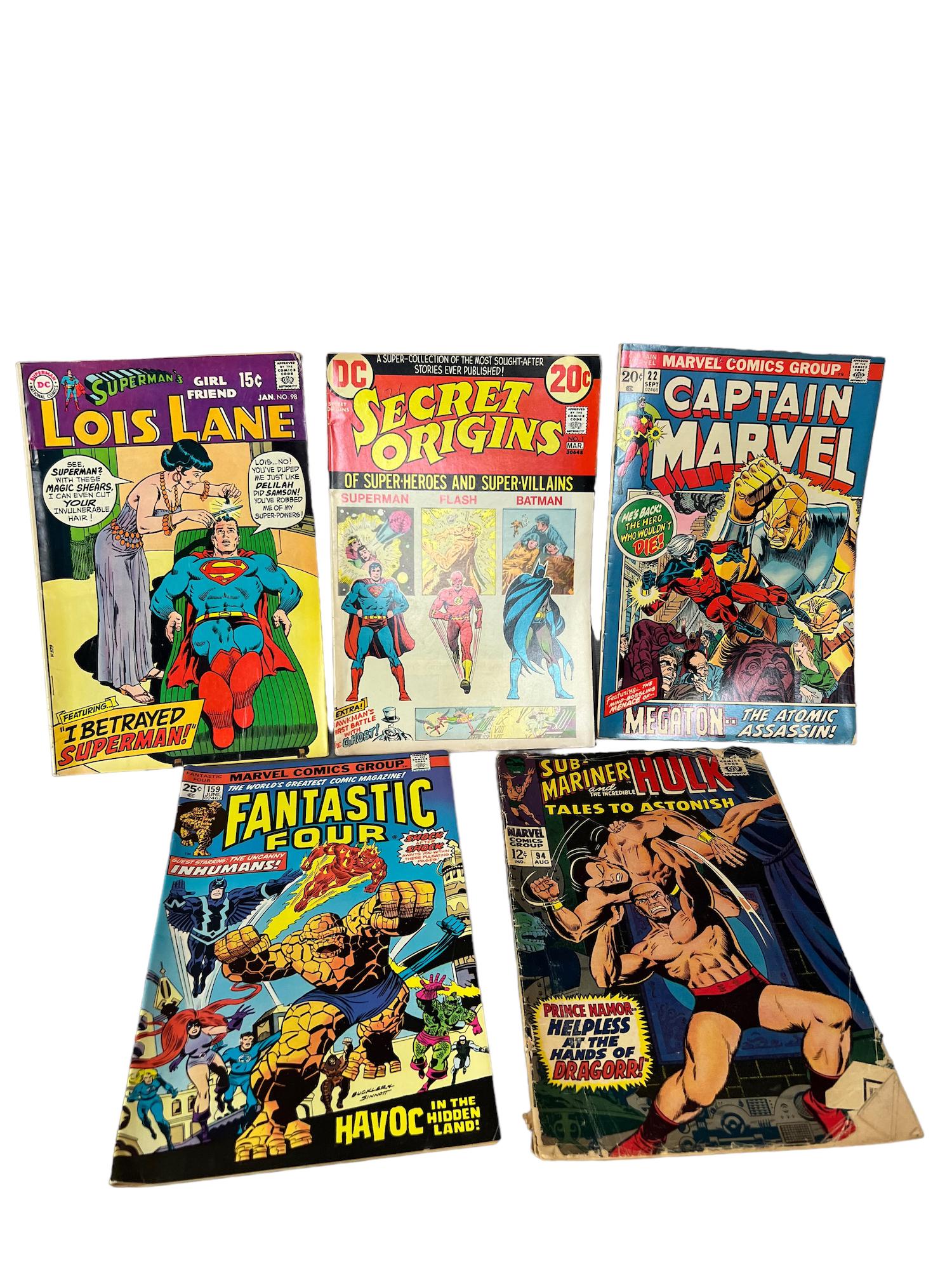 Vintage DC and Marvel Comic Book Collection Lot (1 of 12)