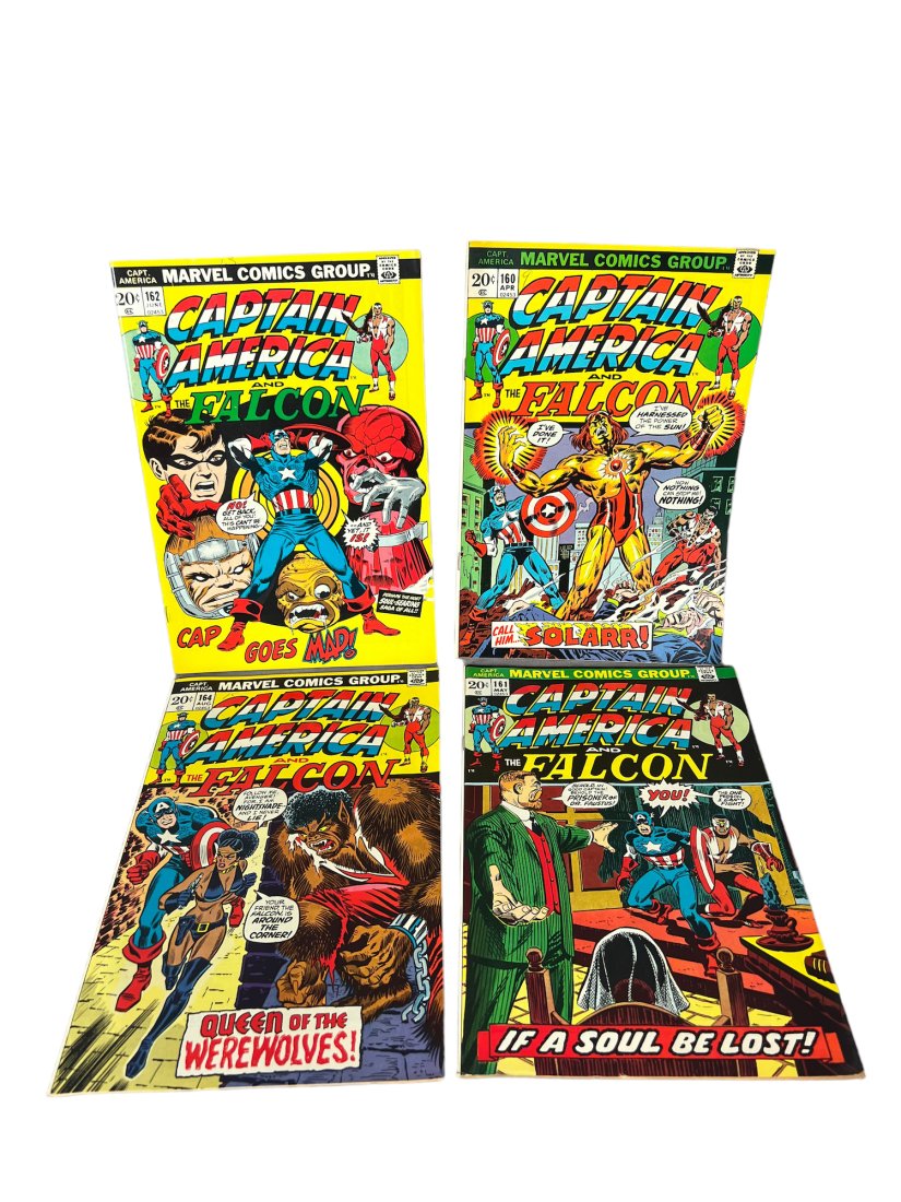 Vintage Comic Book Collection Lot Of Captain America (1 of 10)