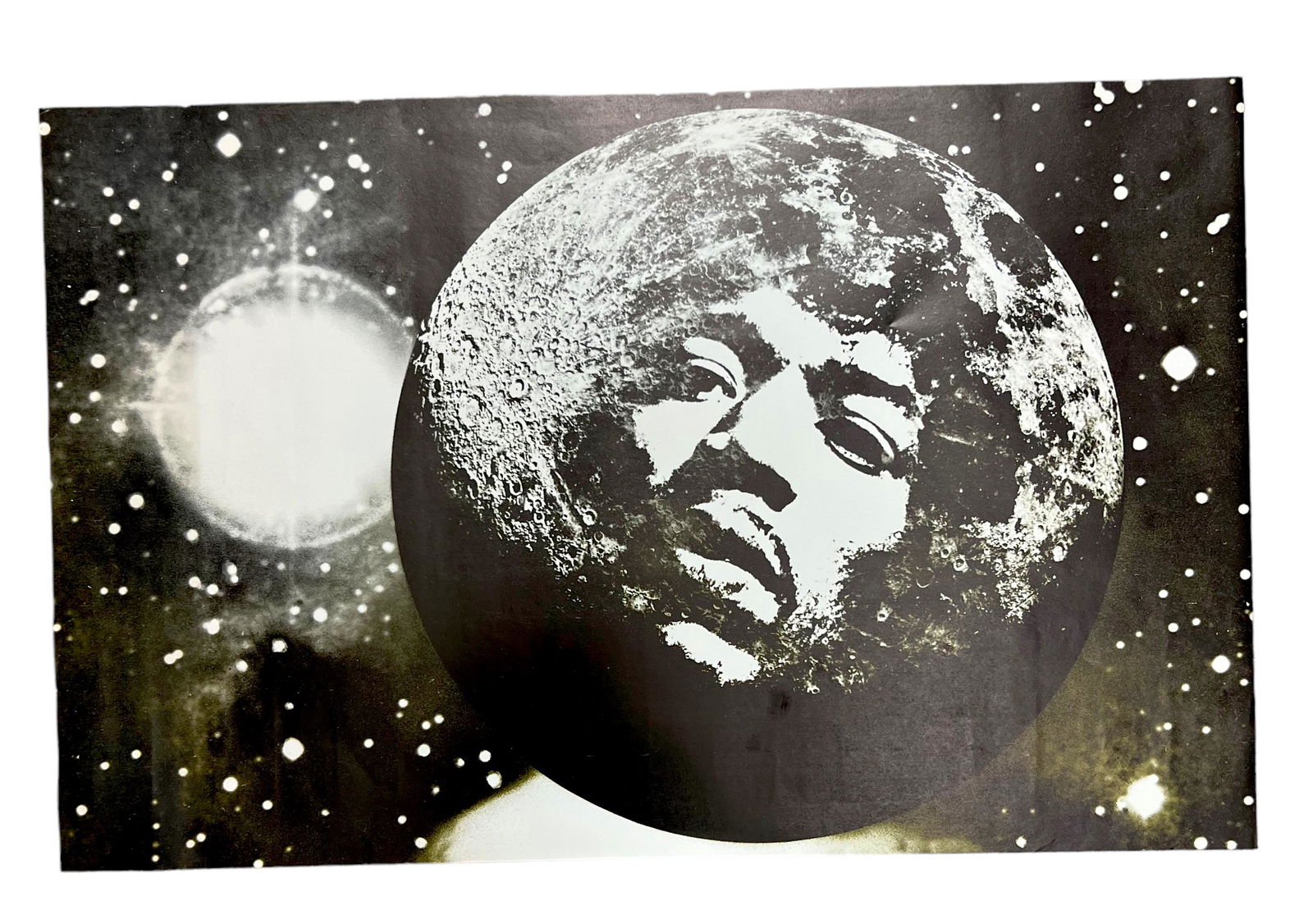 Original Rare Jimi Hendrix Vintage 1970s Promo Poster (1 of 6)