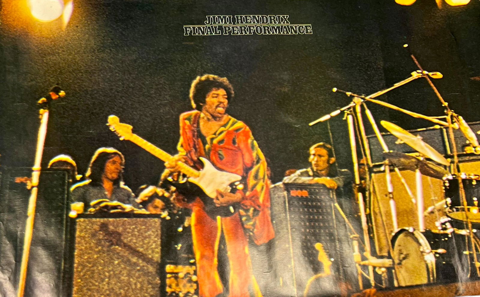 Vintage Original Jimi Hendrix Final Performance London Concert Poster (1 of 7)