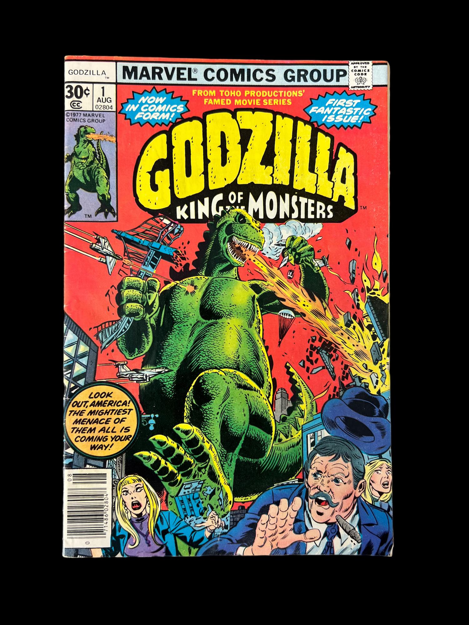 Godzilla King of the monsters # 1 vintage comic book (1 of 3)