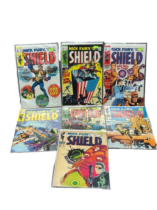 Nick Fury SHIELD Marvel comic # 5, 7, 9, 11, 12, 13, 14, (1 of 8)