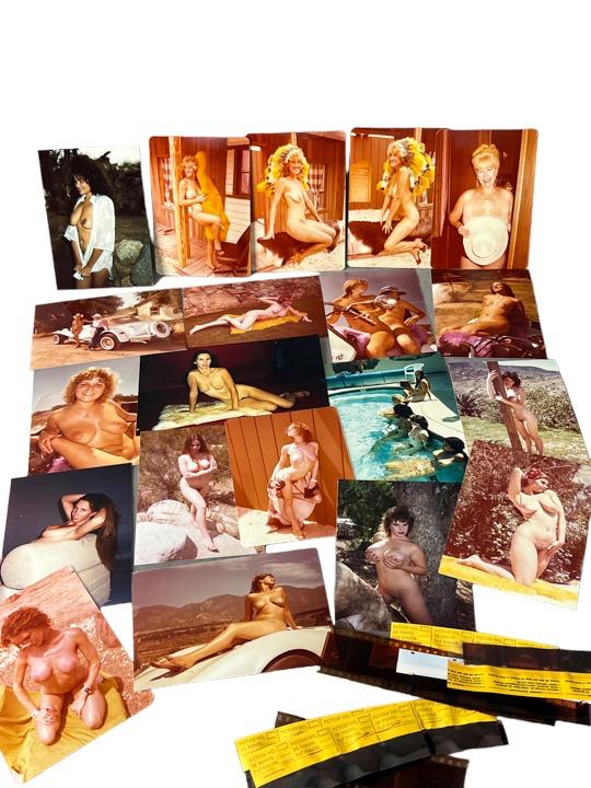 Vintage Pin Up Nude Risque Female Model Photo Photograph & Negative Collection Lot: Vintage Pin Up Nude Risque Female Model Photo Photograph & Negative Collection Lot, 20 photos and 10 negatives, each negative has multiple images on it, majority of the images on the negatives are dif