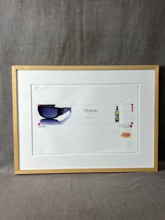 Bert Rodriguez artwork print collage signed rare 11" x 17": Bert Rodriguez artwork print collage signed rare 11" x 17"