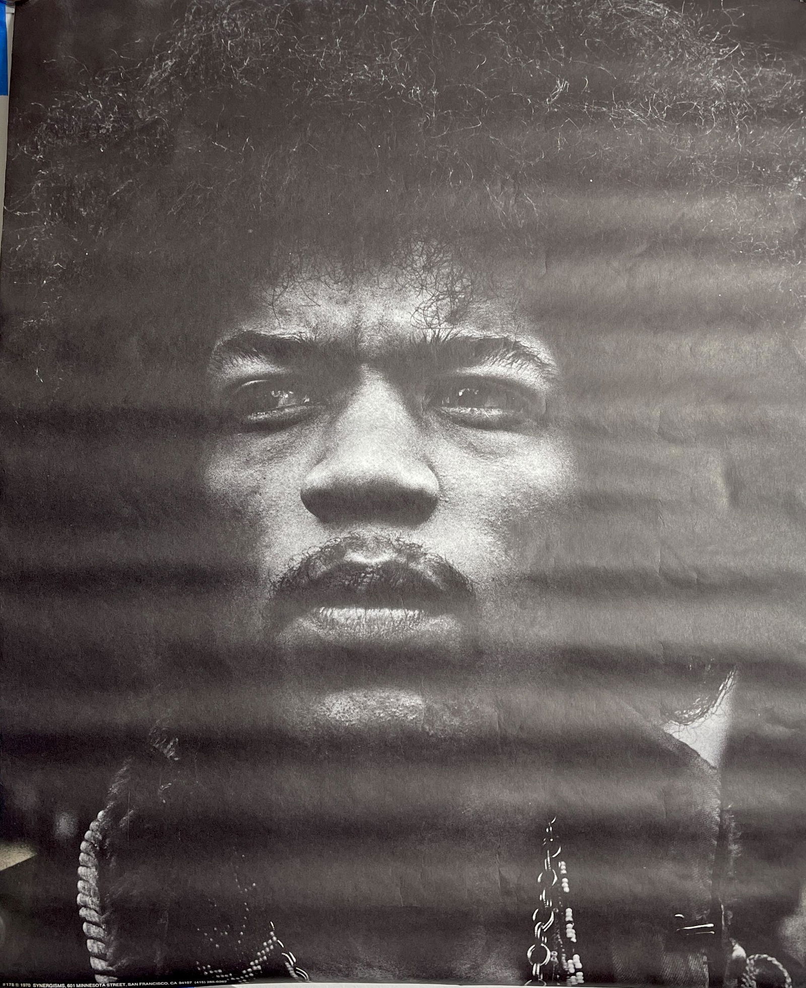 Vintage 1970 Jimi Hendrix War Heroes Poster: Vintage 1970 Jimi Hendrix War Heroes Poster 22" x 28