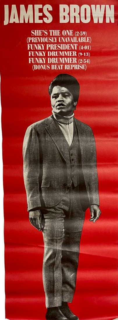 Vintage James Brown Tracklist Poster (1 of 4)