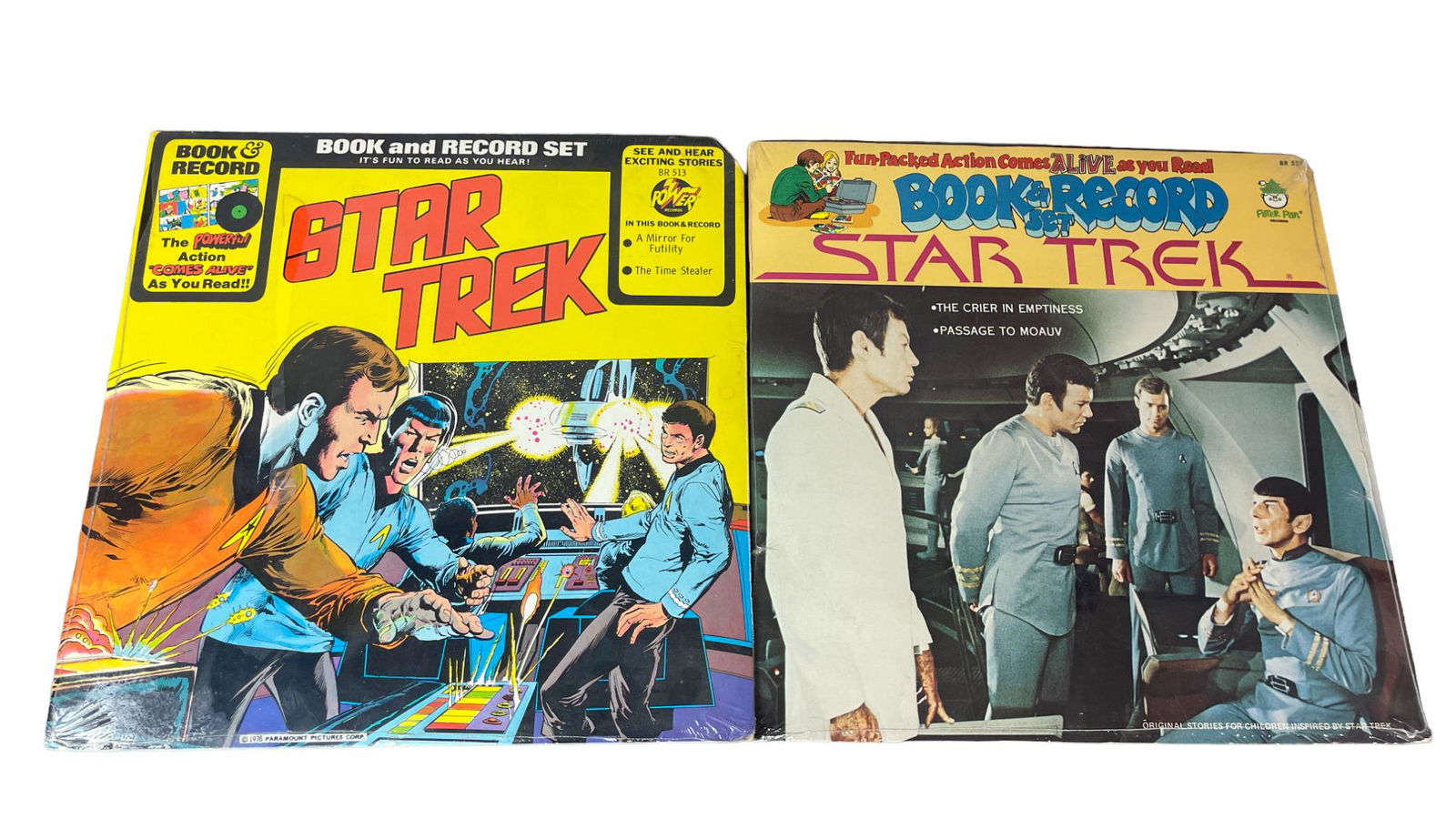Vintage Sealed Star Trek Book and Record Set Vinyls Set of Two (1 of 4)