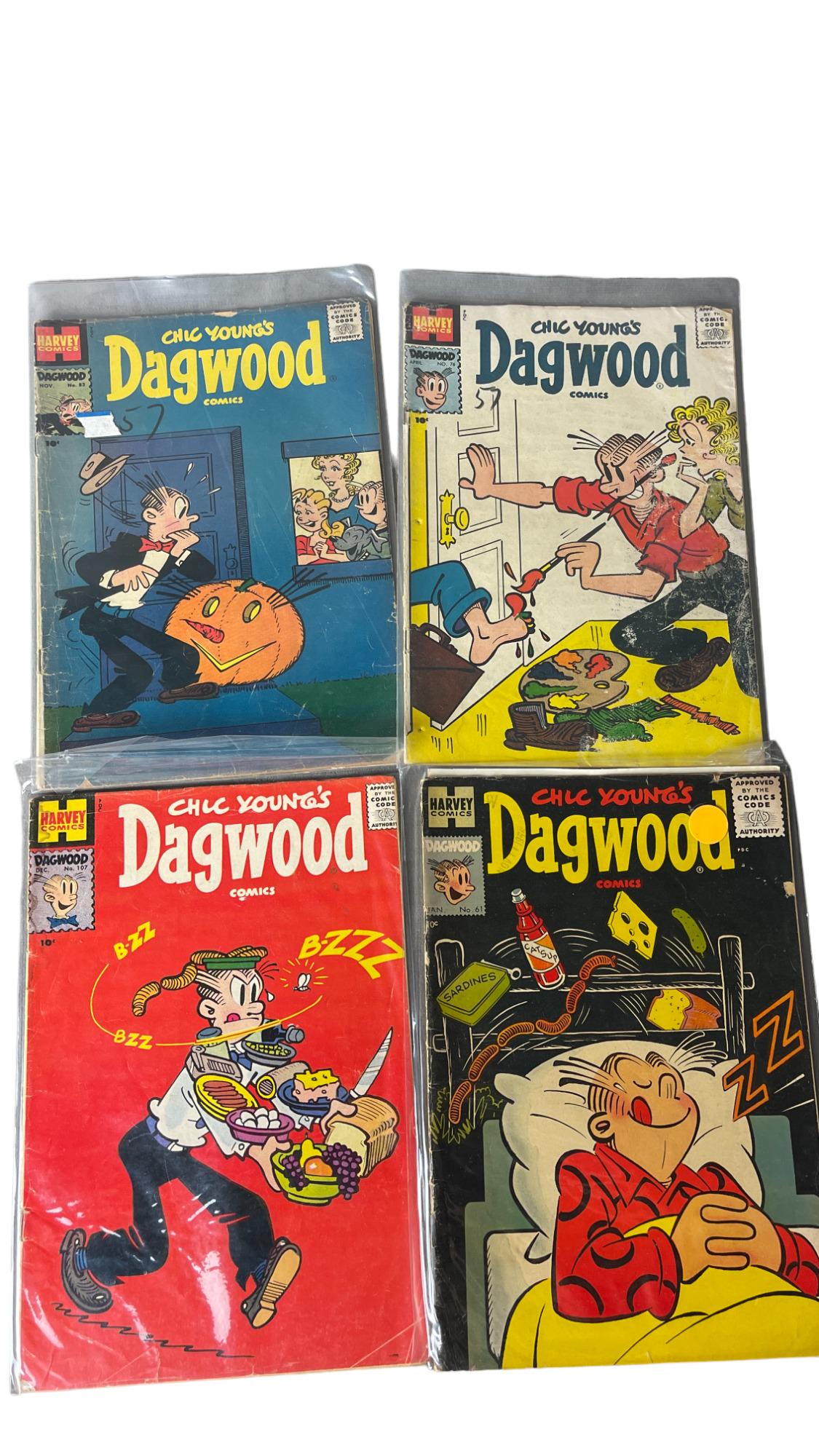 Vintage Golden Age Chic Young's Dagwood Comics Lot (1 of 5)