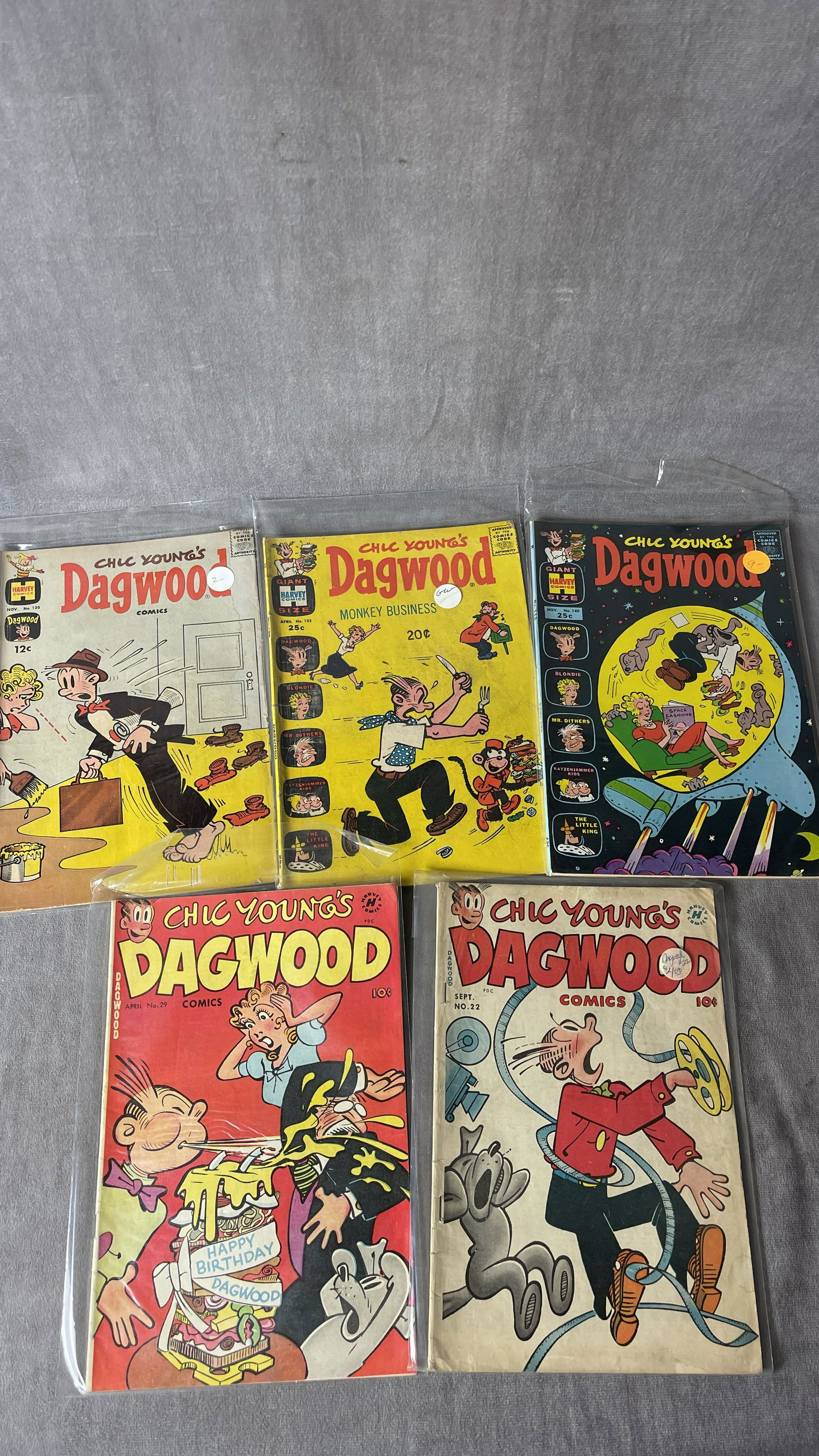 Vintage Chic Young's Dagwood Comics Lot (1 of 3)