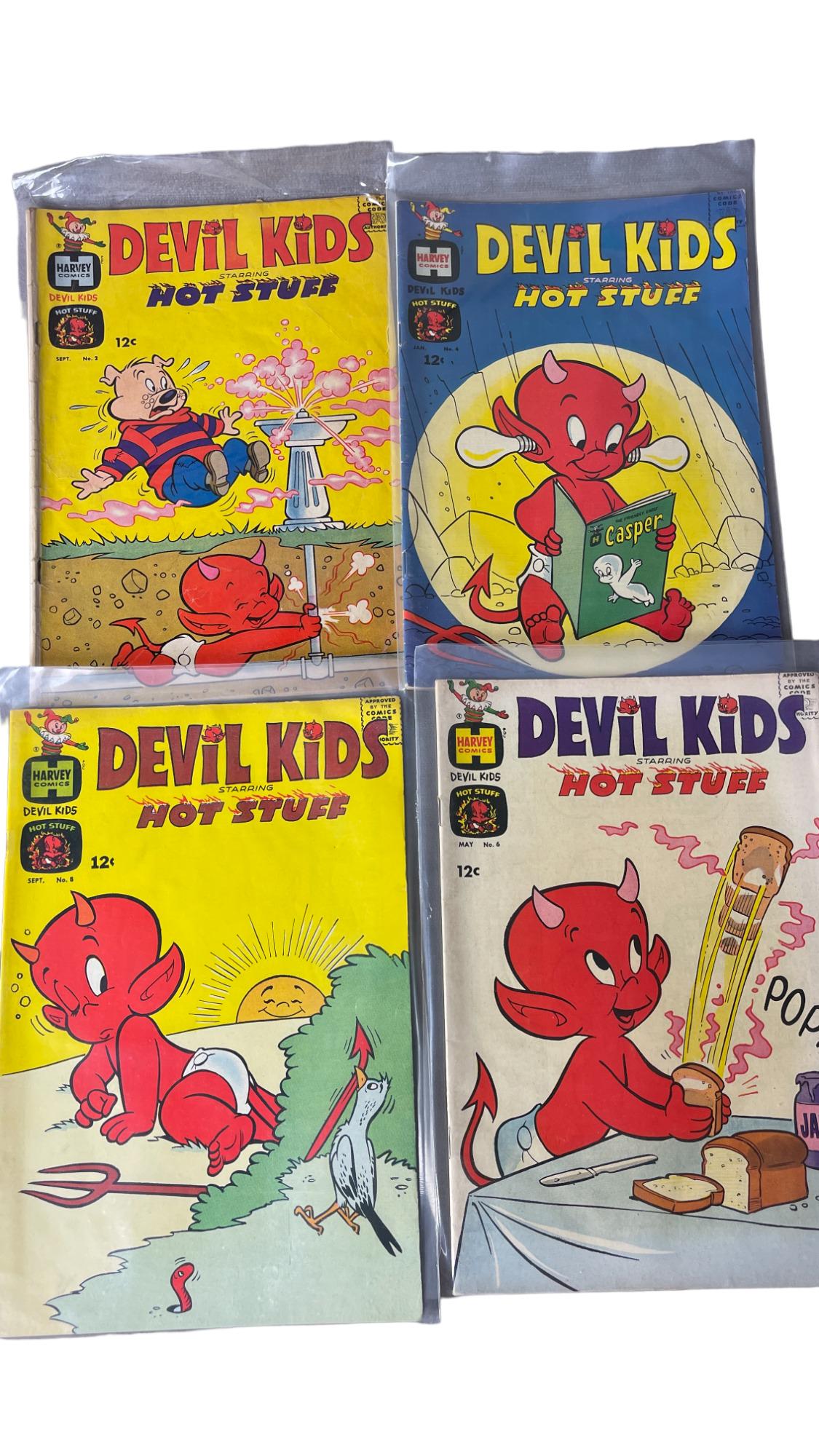 Devil Kids Hot Stuff Vintage Comic Book Lot (1 of 3)