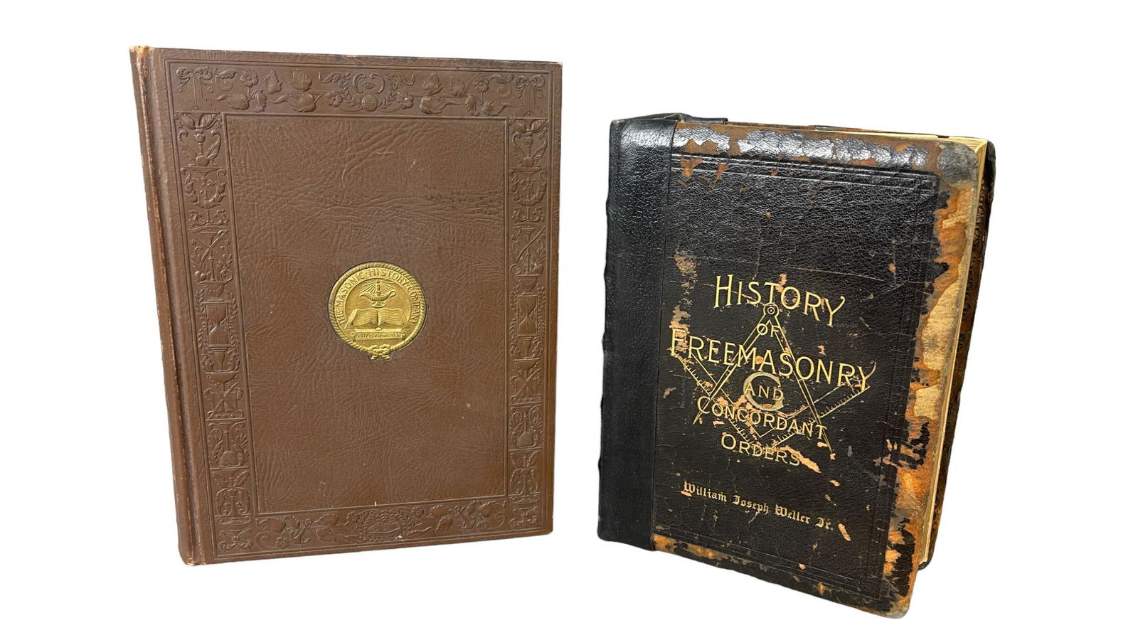 Freemason Antique Books "History Of Freemasonry" & "The Masonic History Comapny" Collection Lot (1 of 4)