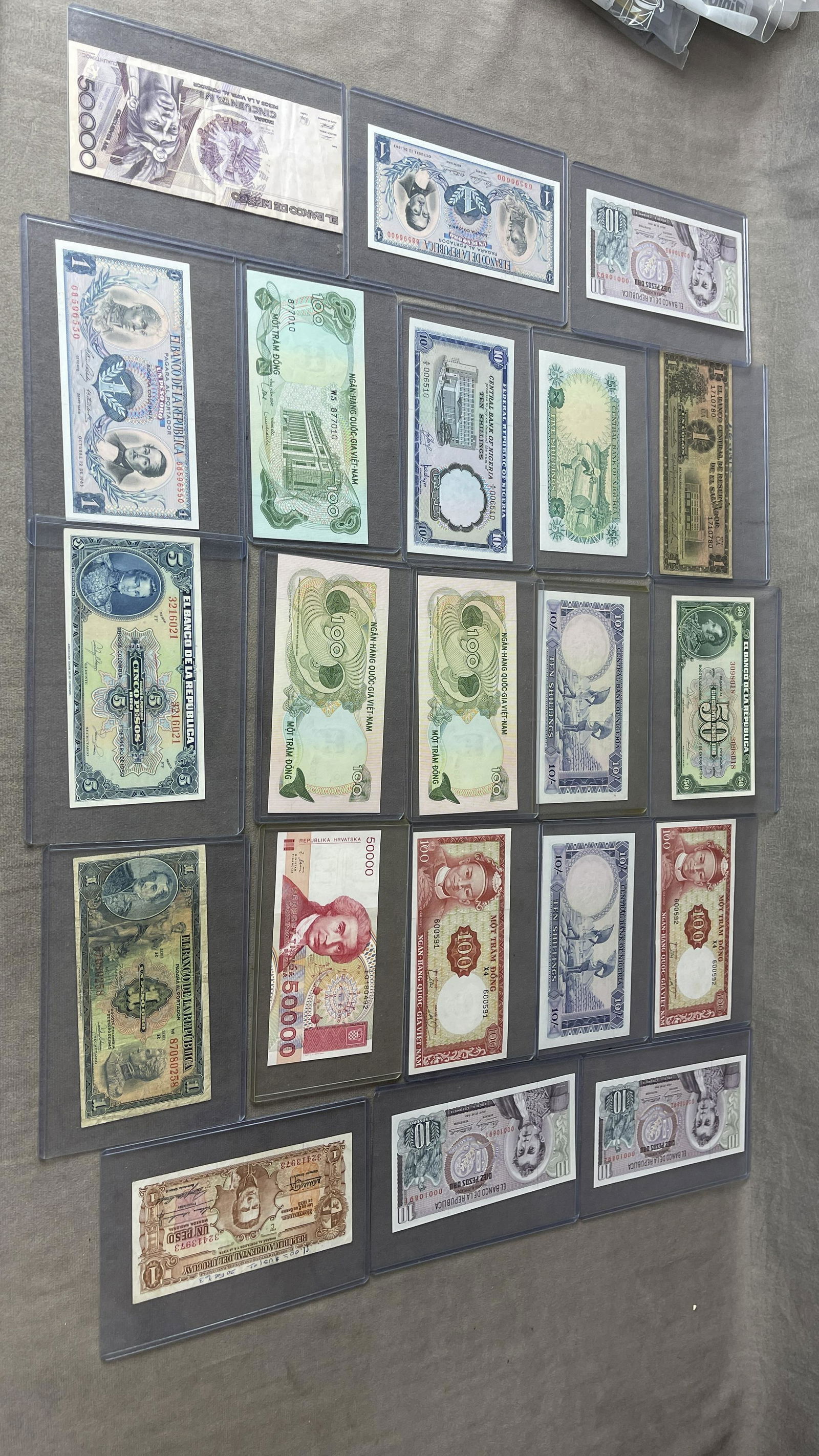 Foreign Bank Note From Different Counties (1 of 3)