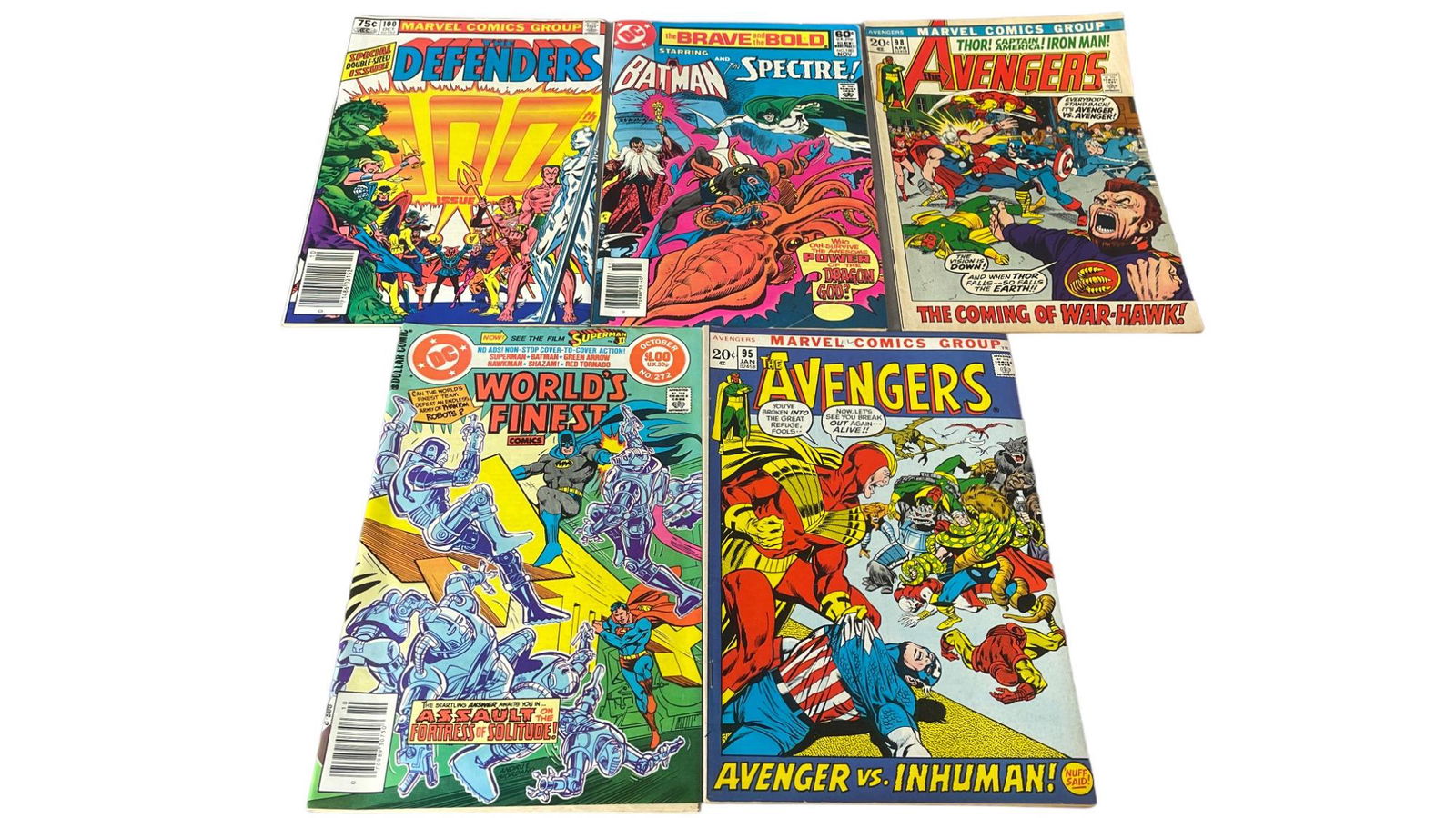 Vintage DC & Marvel Comic Book Collection Lot (1 of 4)