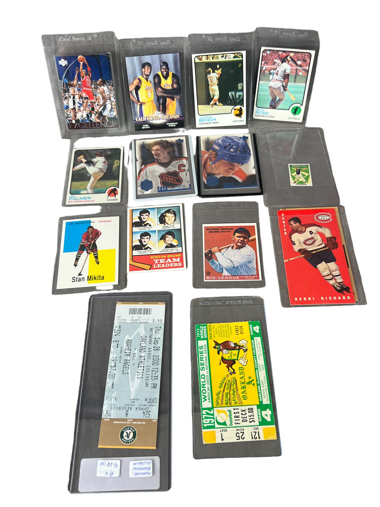 Vintage baseball basketball hockey World Series tickets stub card collection (1 of 9)