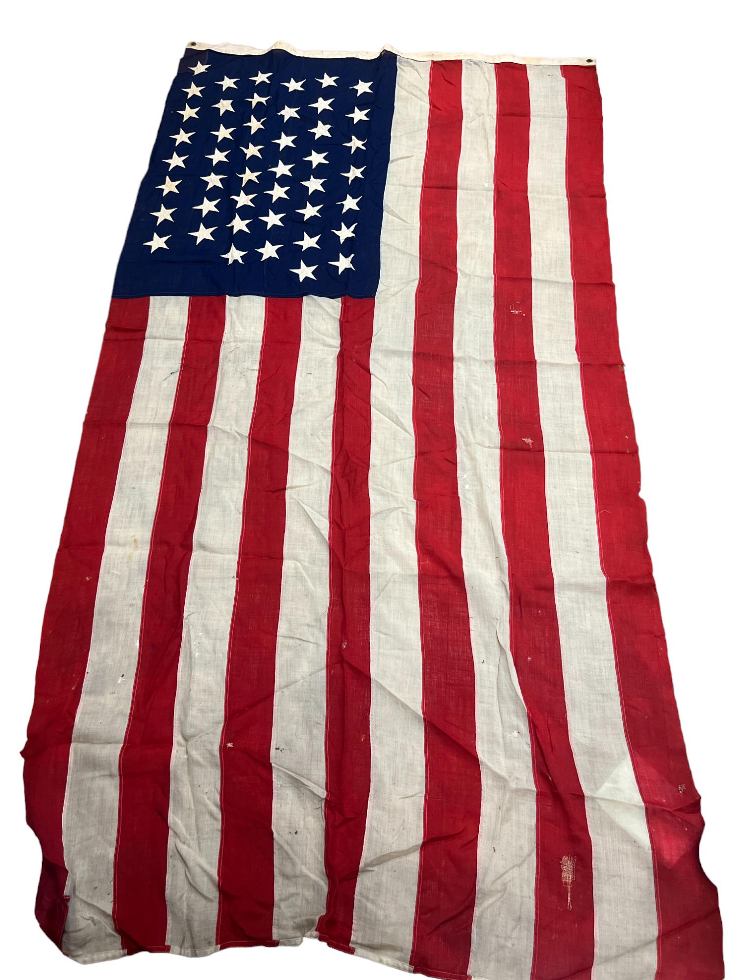 Antique United States US 45 star flag (1 of 11)