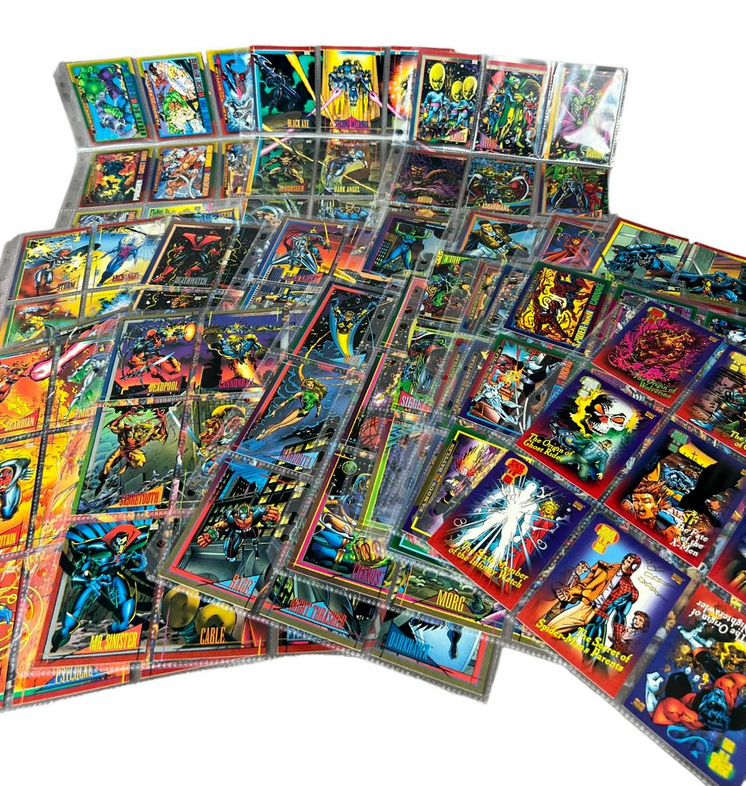 Marvel comic skybox vintage 1993 trading card collection lot, 180 (1 of 8)