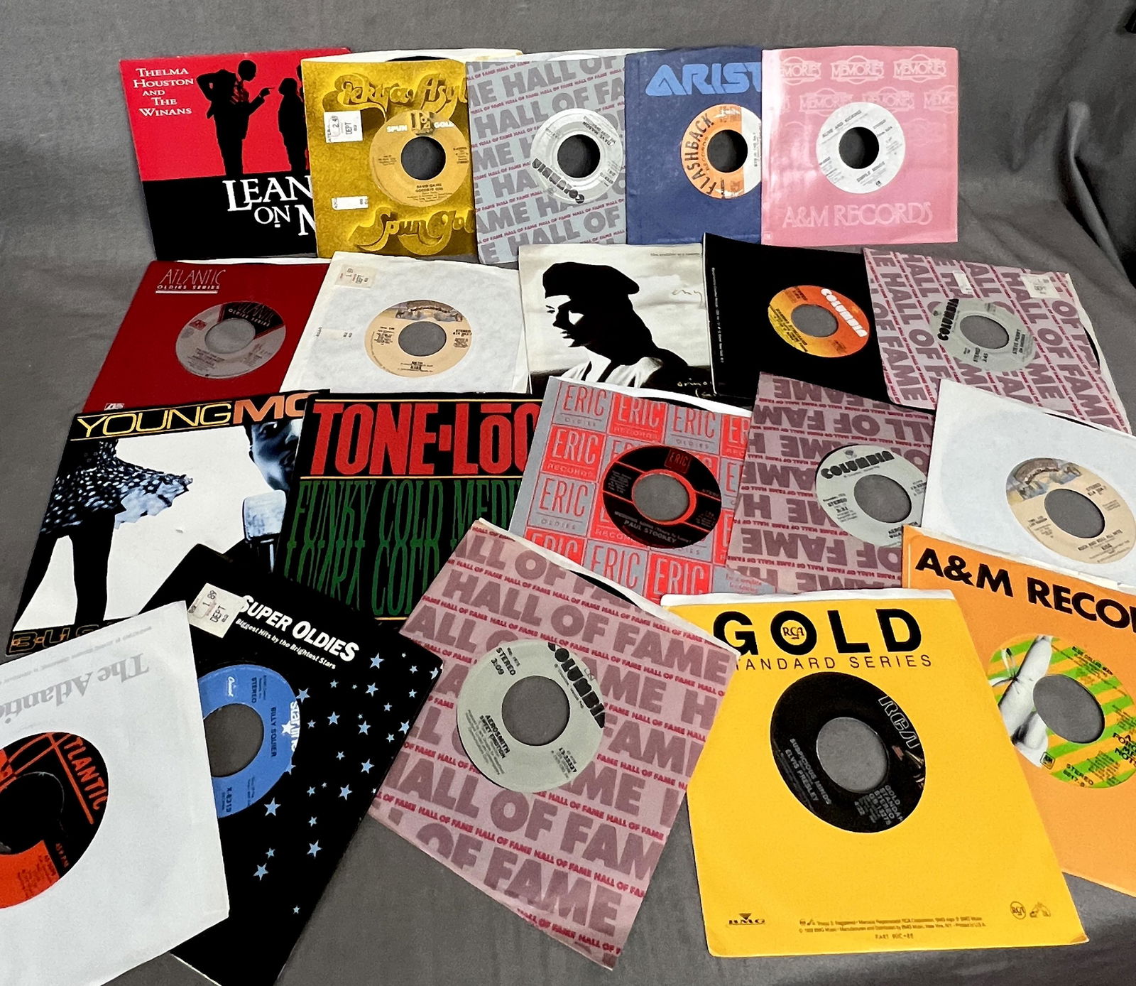 Vintage 45 RPM Vinyl Record Collection Lot Pop Rock Blues Jazz (1 of 11)