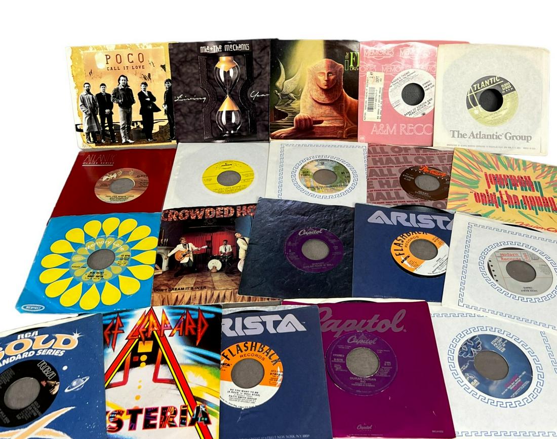 Vintage 45 RPM Vinyl Record Collection Lot Pop Rock Blues Jazz (1 of 11)