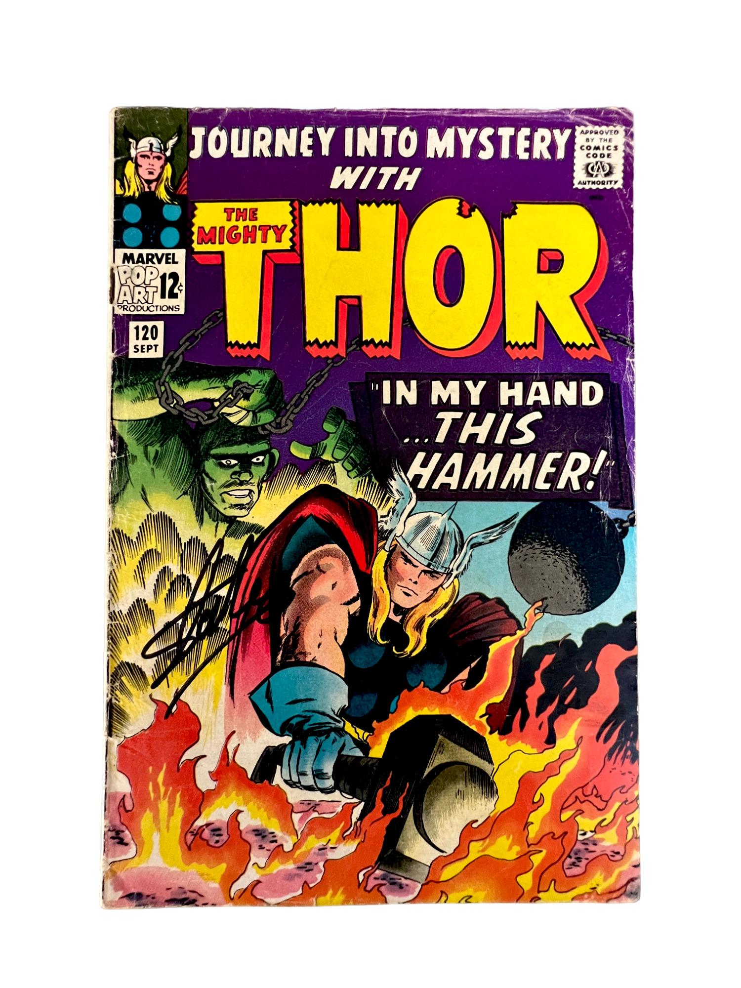 Journey Into Mystery 120 Signed Thor  Stan Lee, Jack Kirby (1 of 4)