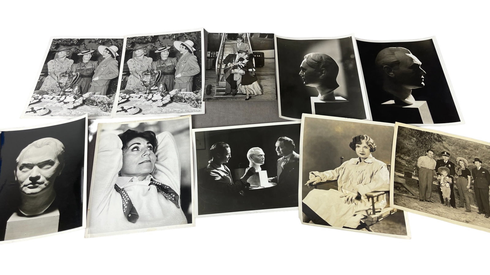 Vintage Black and White Photograph Collection Lot: Vintage Black and White Photograph Collection Lot of 10.