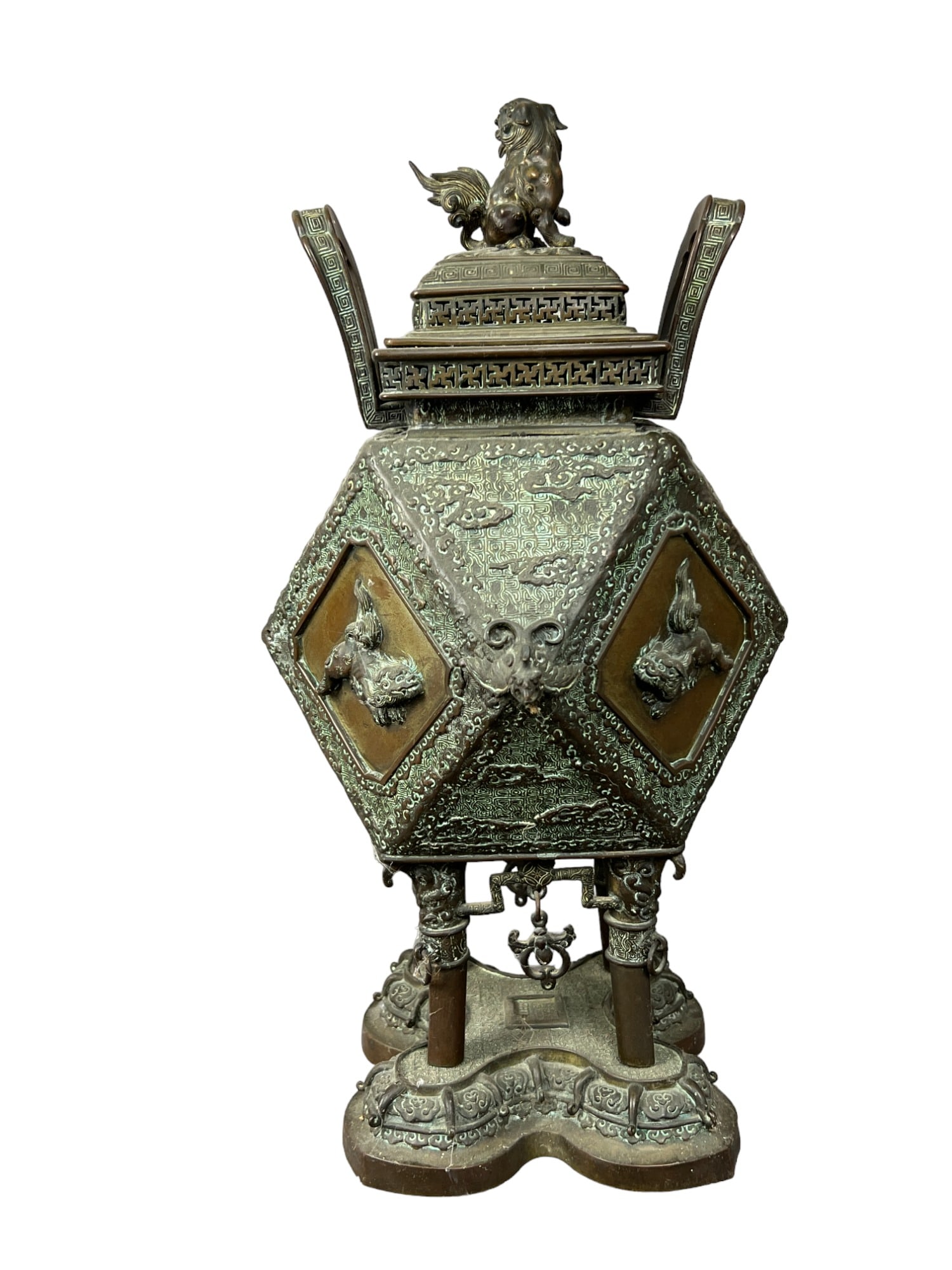 Bronze Japanese sensor incense burner (1 of 10)