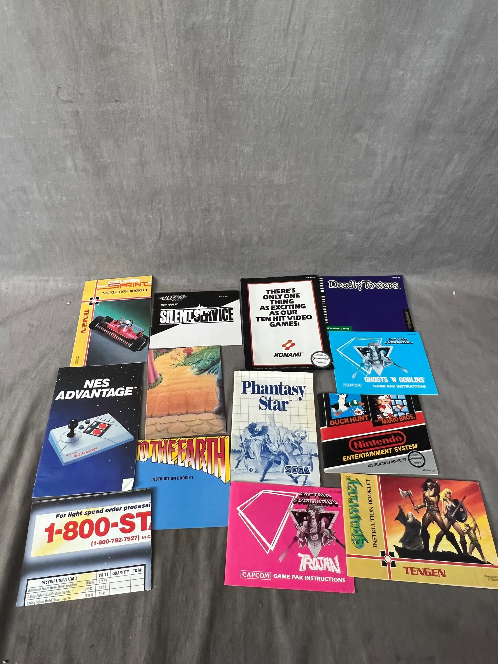 Vintage Nintendo video game booklet collection lot (1 of 5)
