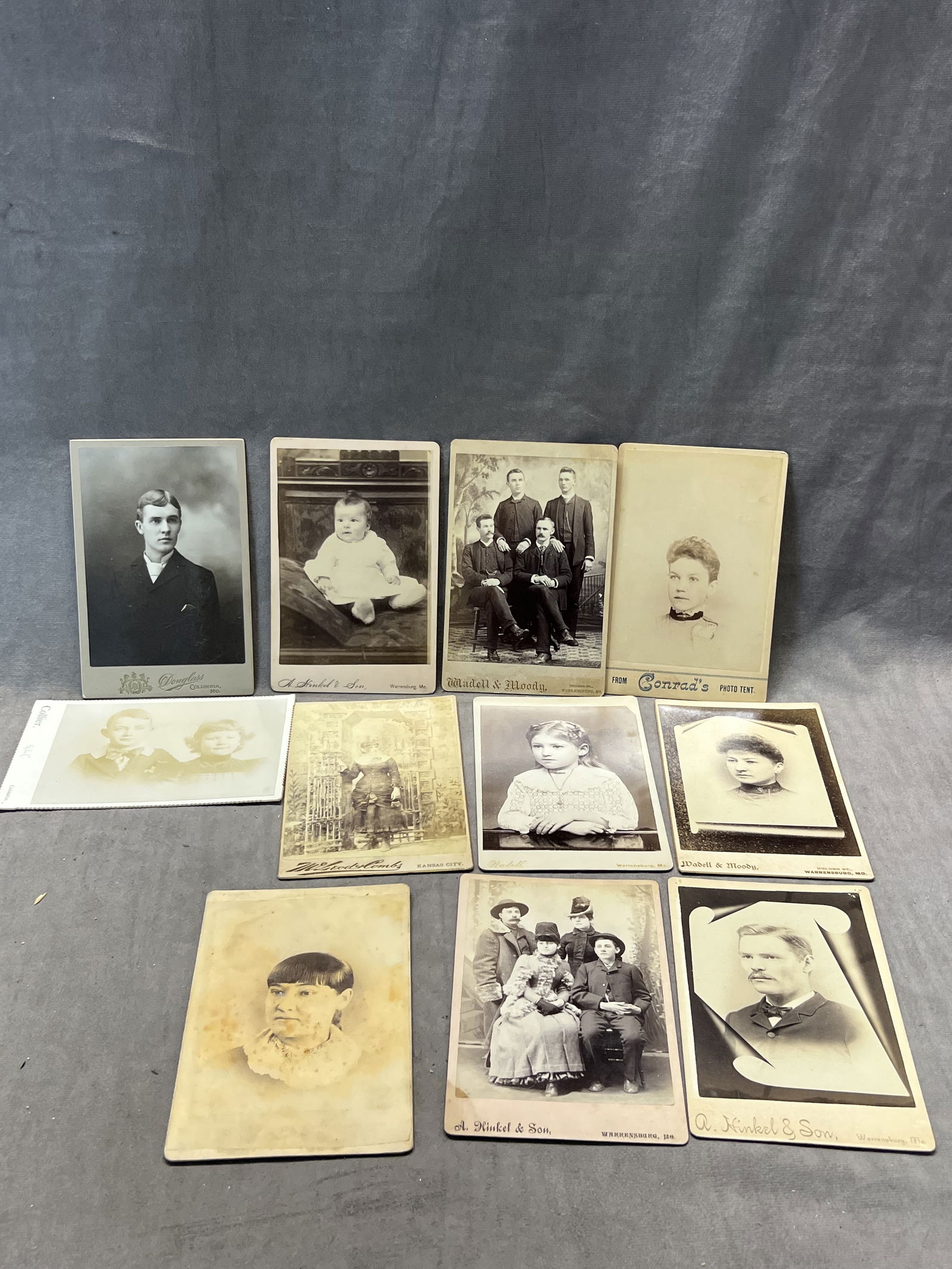 Antique cabinet card photo photograph collection lot (1 of 7)