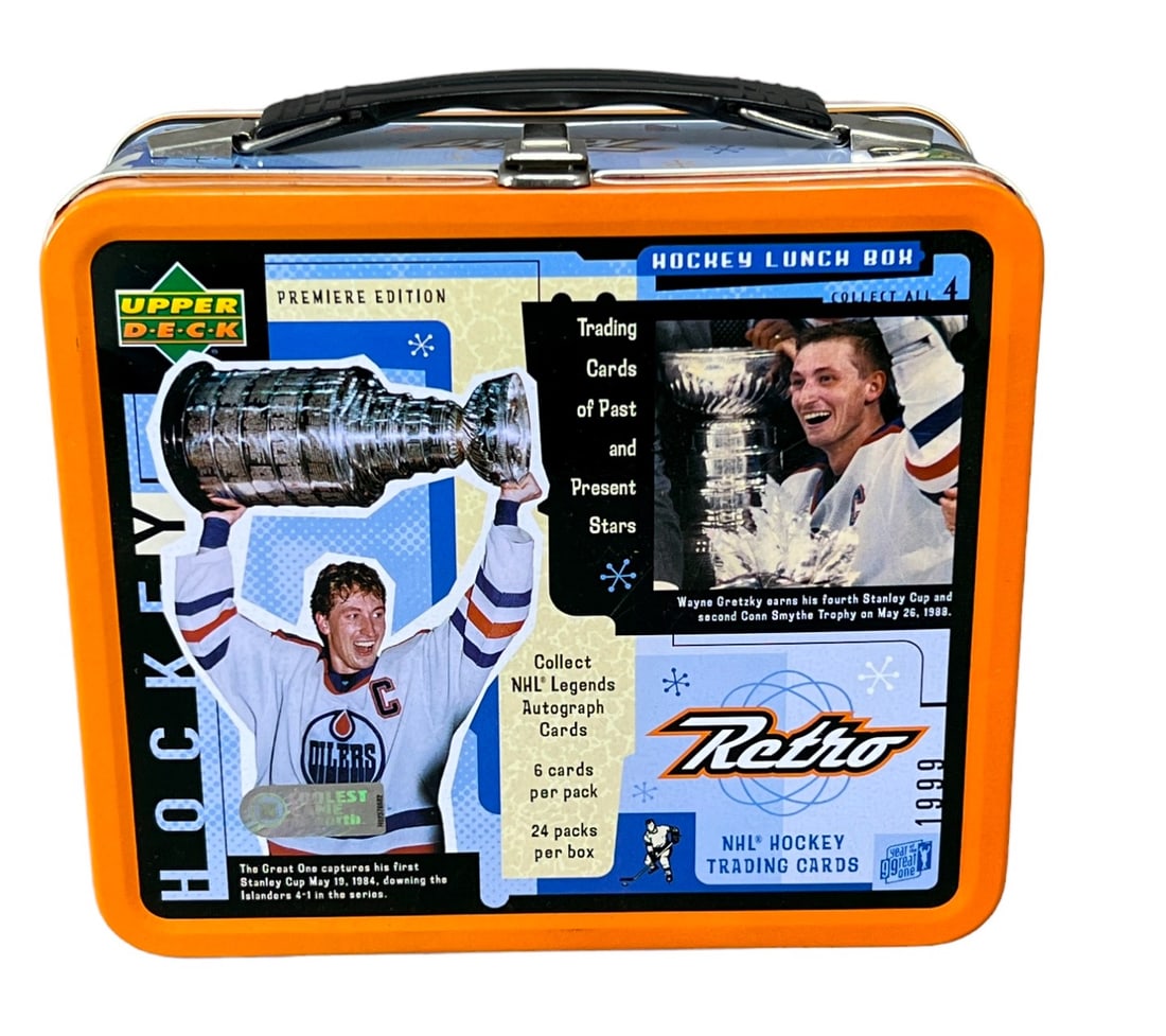 1999 Upper Deck Wayne Gretzky Retro Hockey Lunch Box OILERS (1 of 7)