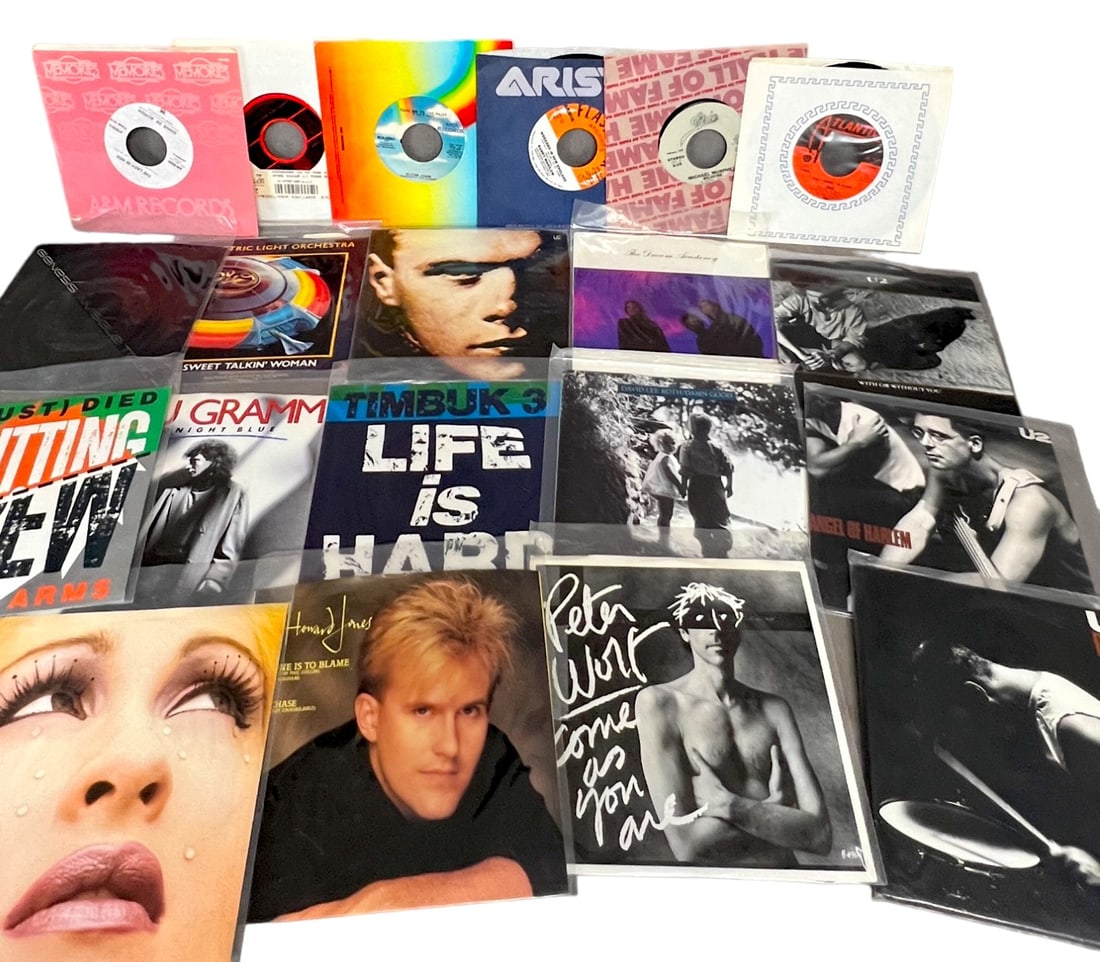 Vintage 45 RPM Vinyl Record Collection Lot Pop Rock Blues Jazz (1 of 11)