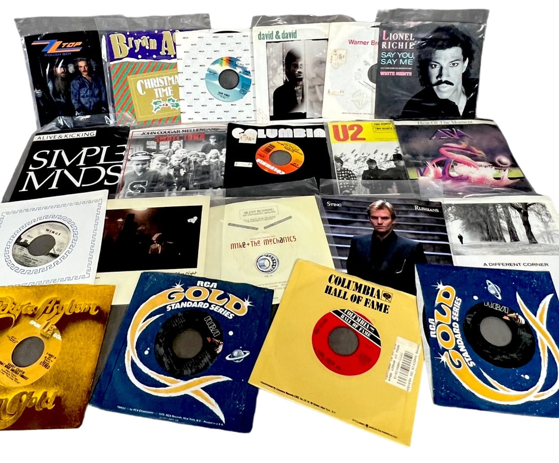 Vintage 45 RPM Vinyl Record Collection Lot Pop Rock Blues Jazz (1 of 12)